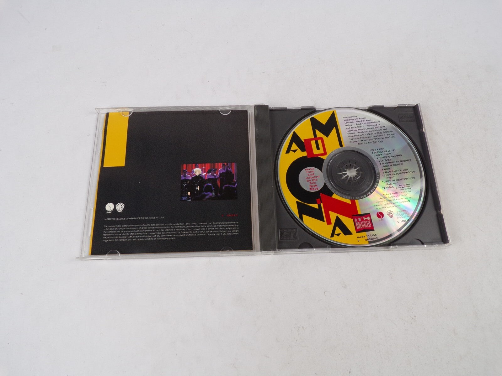 Madonna Music From And Inspired By The Film Dick Tracy What Can you Lose CD#34