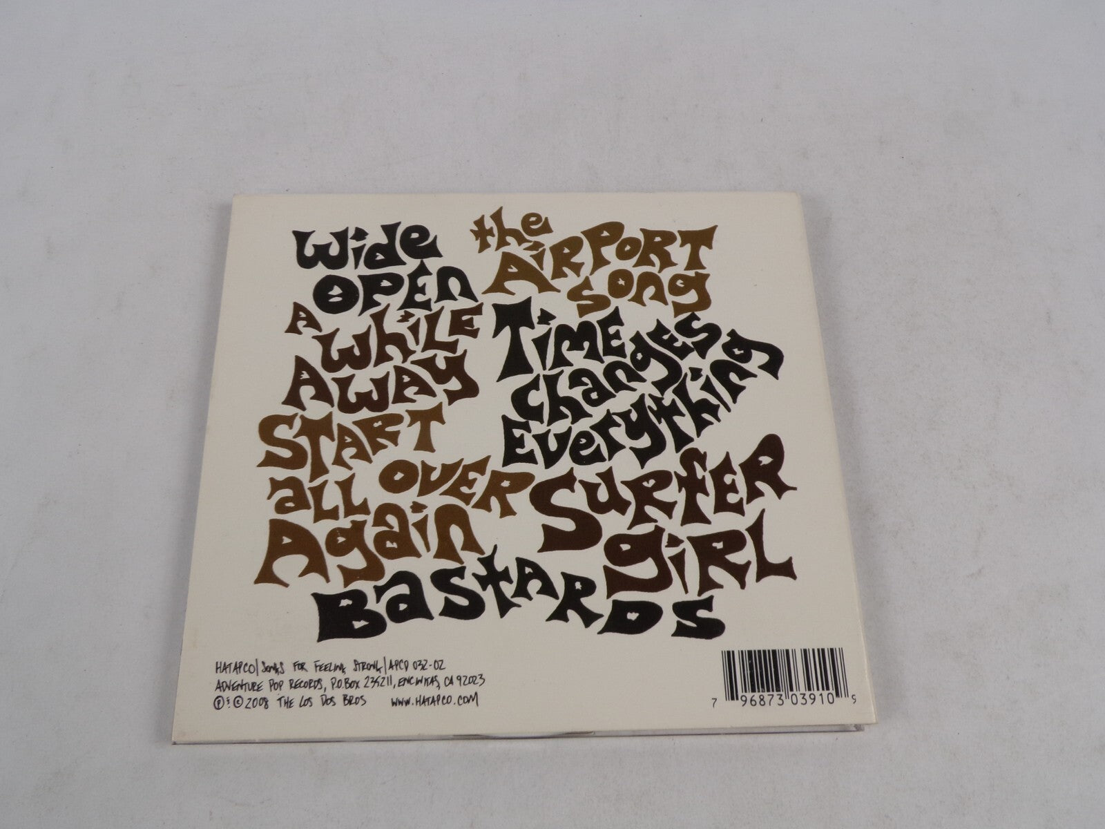 Holiday And The Adventure Pop Collective Songs For Feeling Strong Wide OpenCD#58