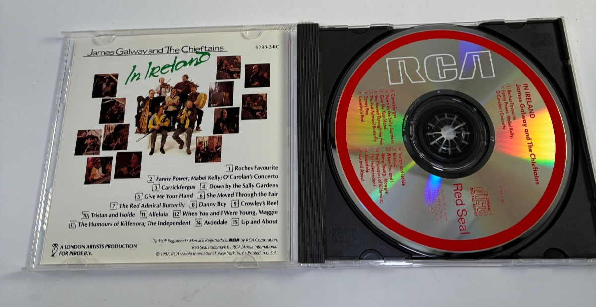 James Galway and The Chieftains In Ireland RCA Red Seal CD 1987