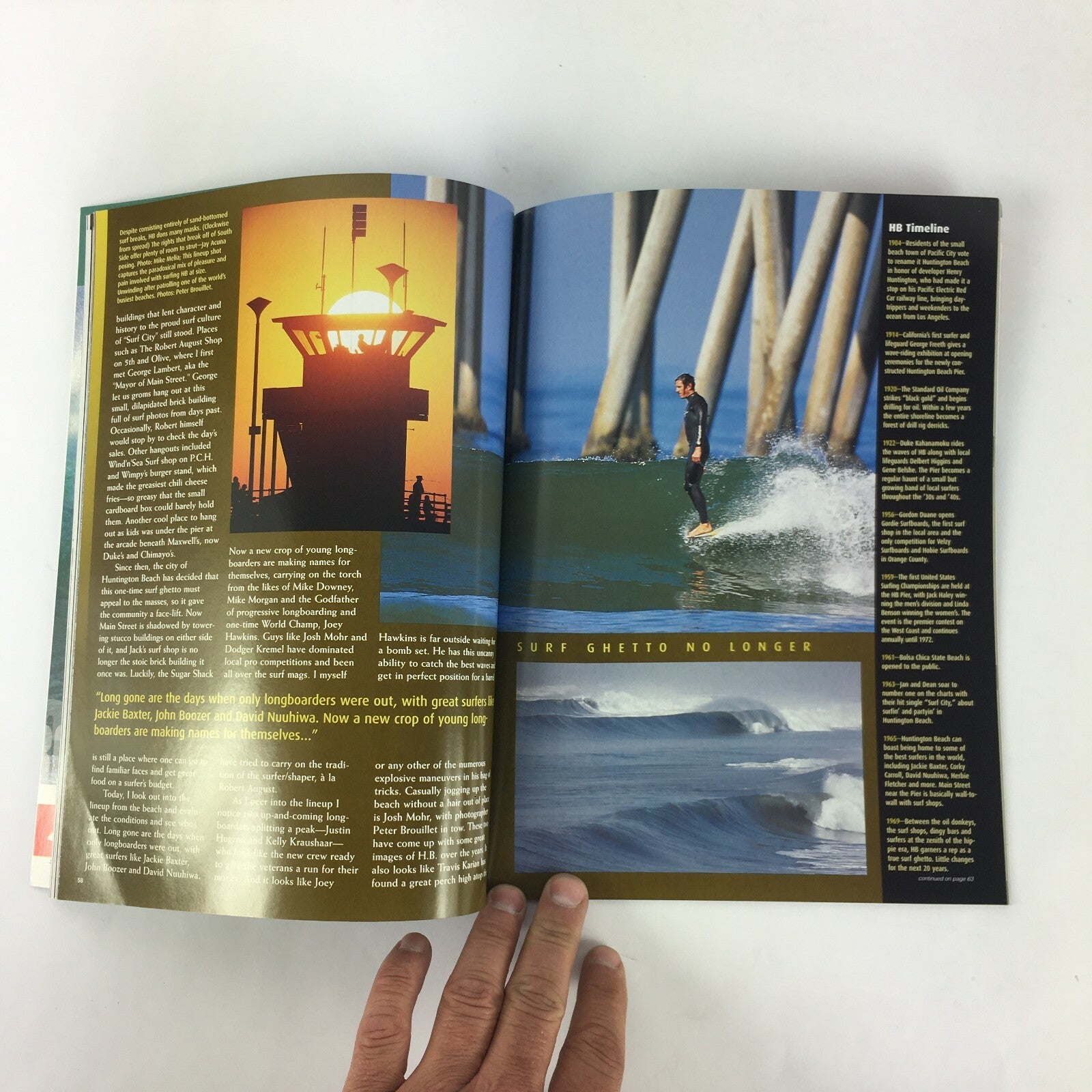  October 2004 Longboard Magazine Southern California Sessions Malibu San Onofre