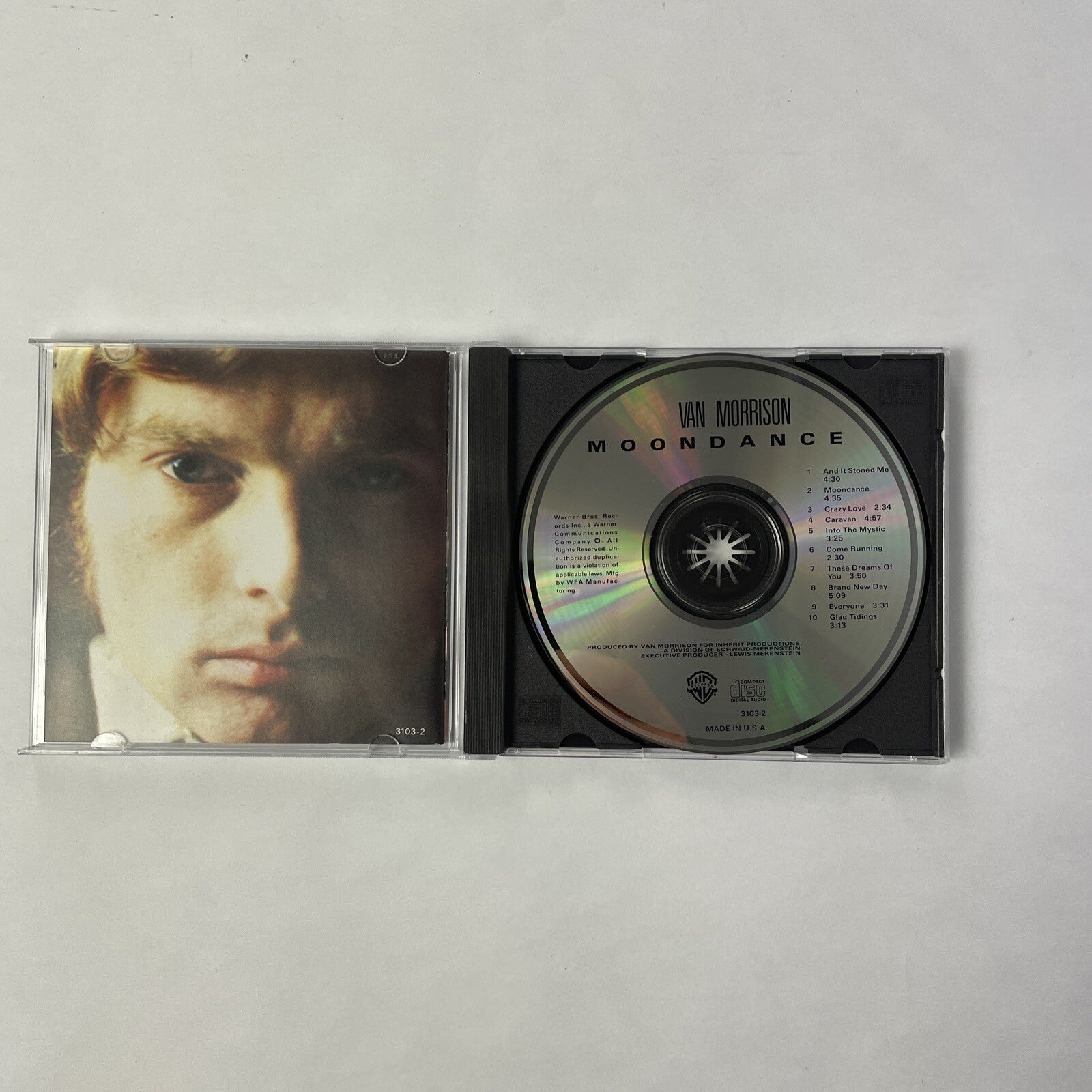  Van Morrison - Moondance   (CD, Jan-1986, Warner Bros.)   #17