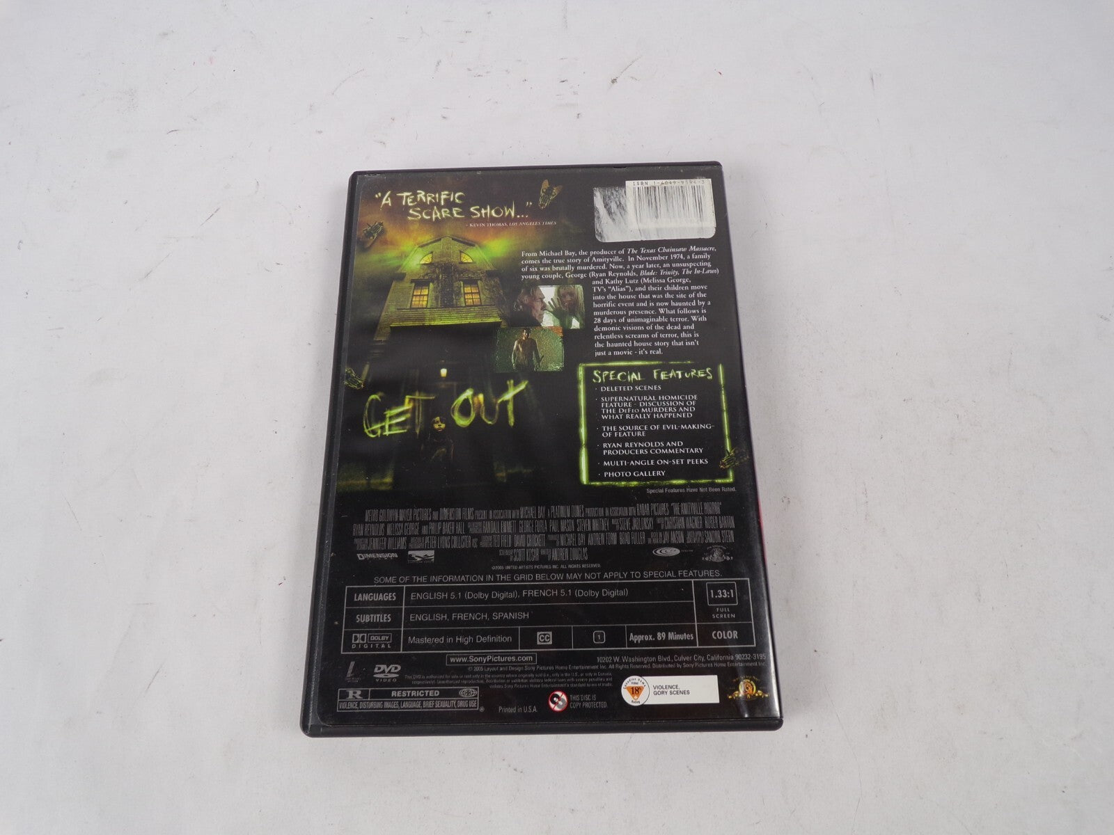 The Amityville Horror From Michael Bay, The Producer Of "The Texas DVD Movies