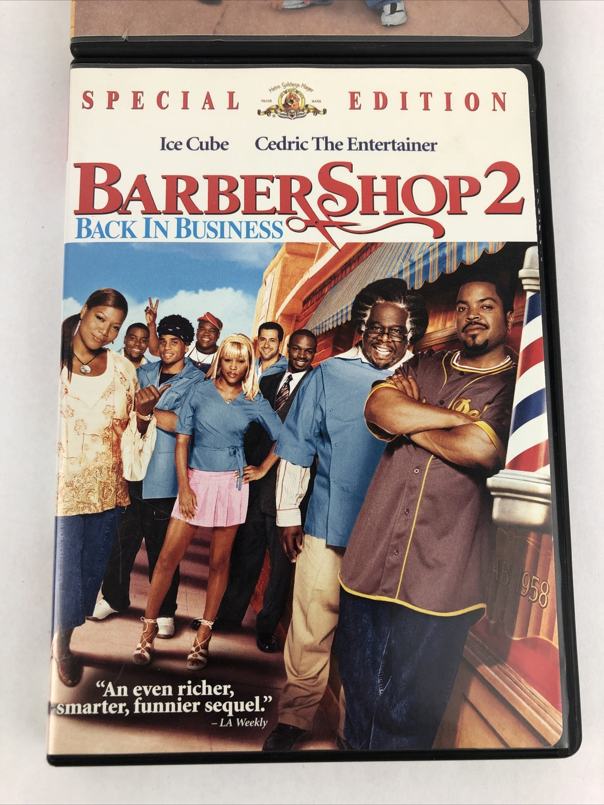 Barber Shop 1 & 2 LOT Back In Business DVD Movie Ice Cube Cedric The Entertainer