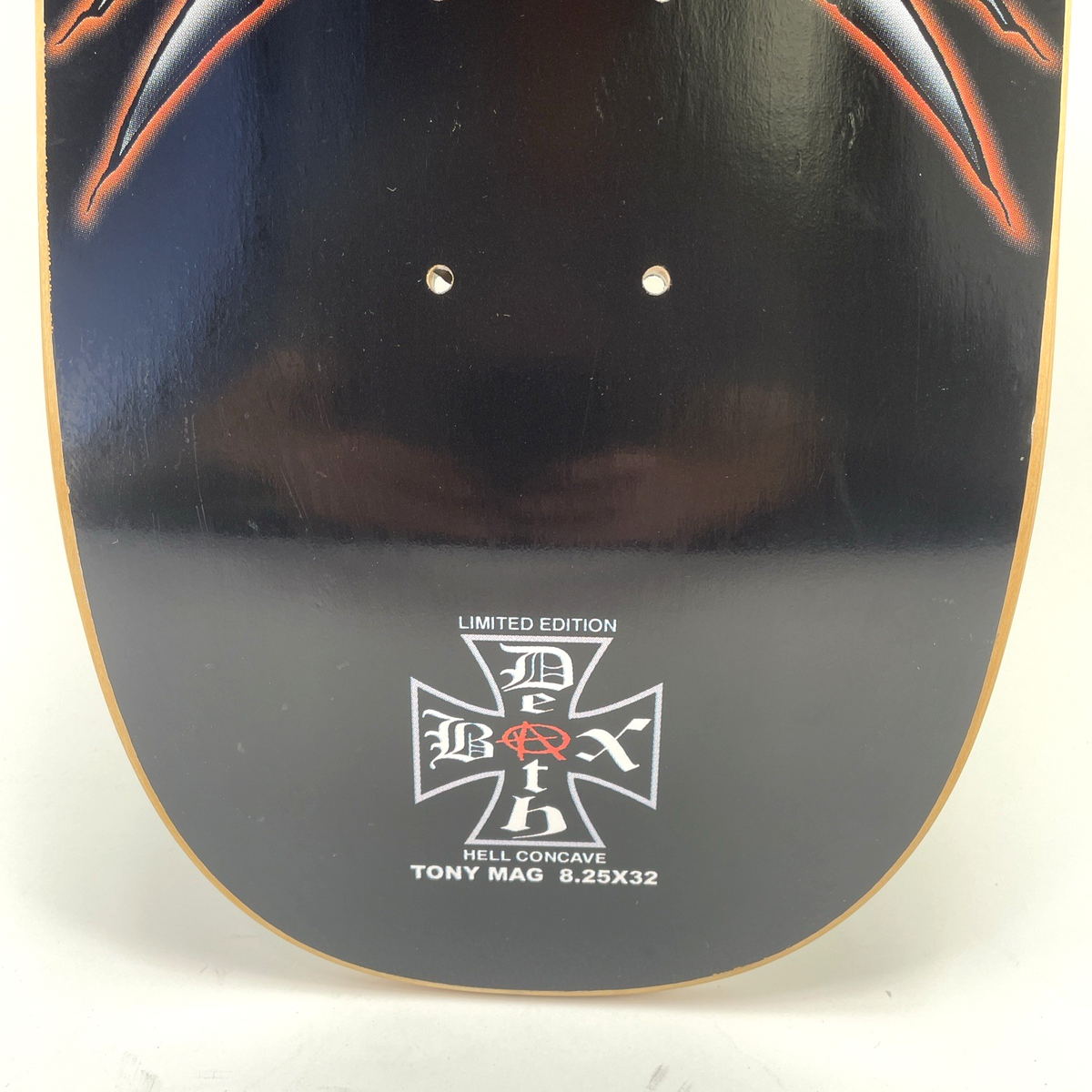 Death Box Skateboards Skateboard Deck Black GOAT LE Tony Magnussen 8.25" x 32"