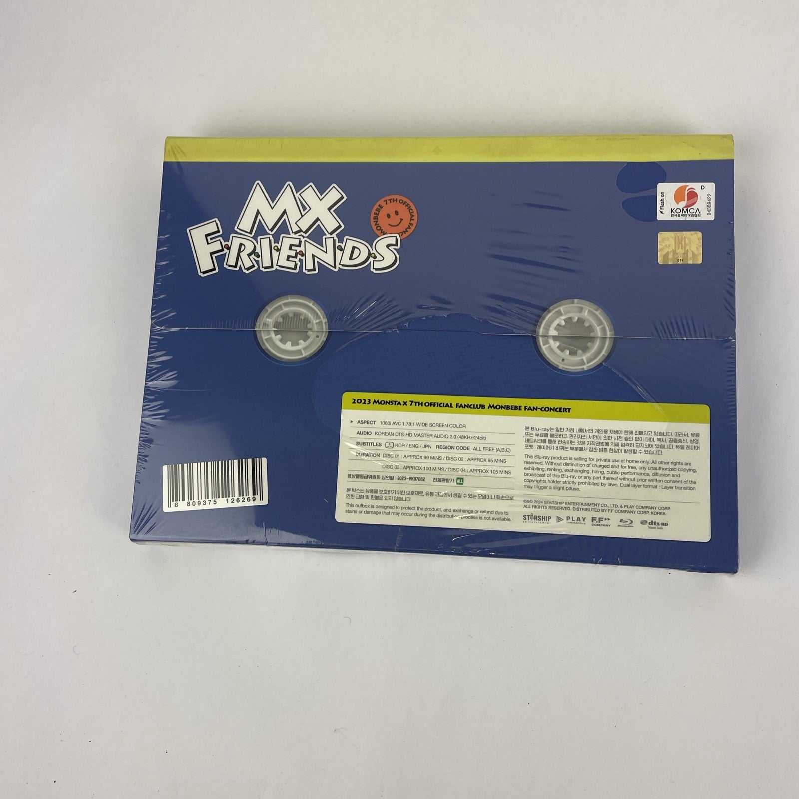 MONSTA X @ With Monbebe 7th Official Fan Concert - MX FRIENDS 4 Disc Set 2024