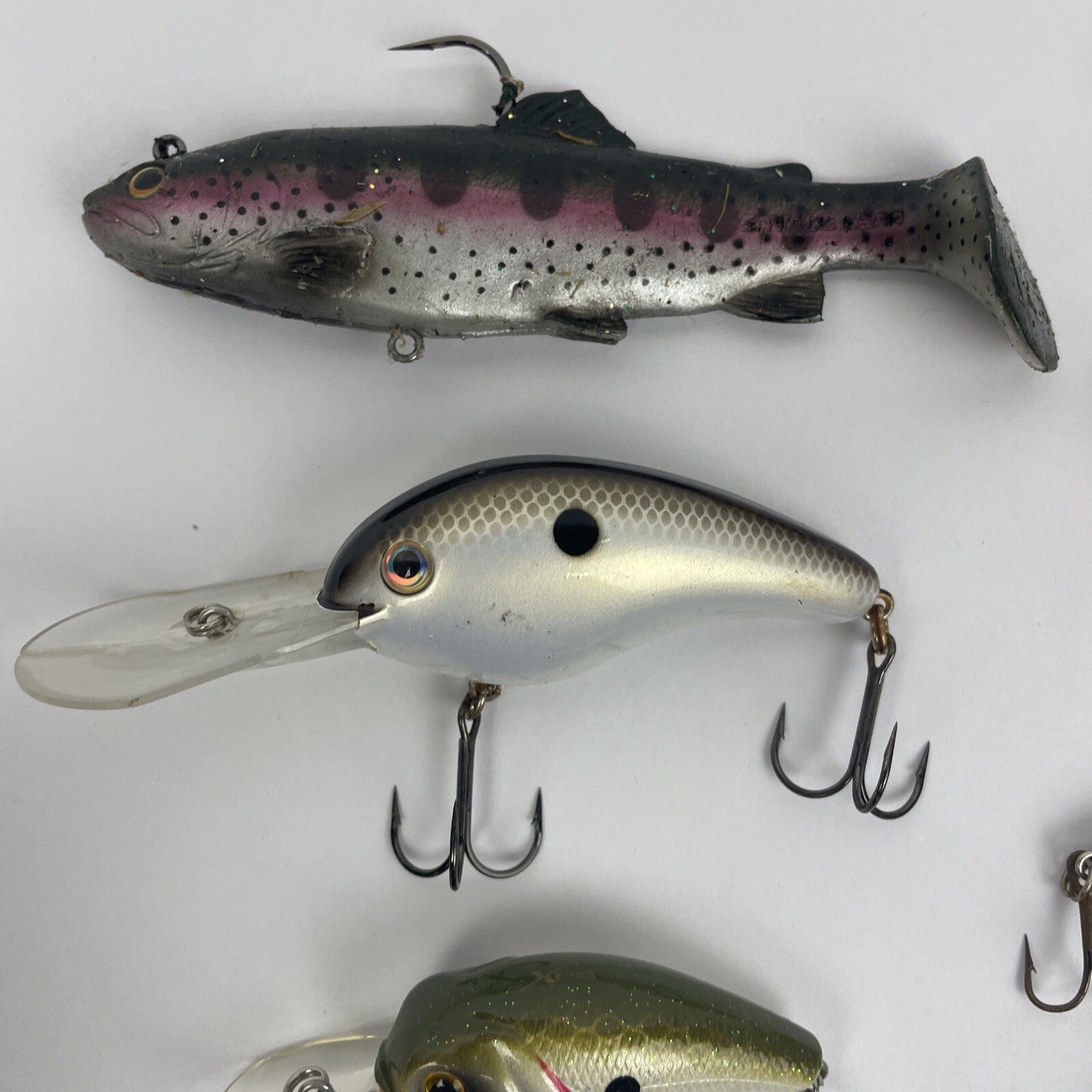 Heddon River Runt Spook Floater Deep Dive Tiny Torpedo Gold Lip lot 11  lures