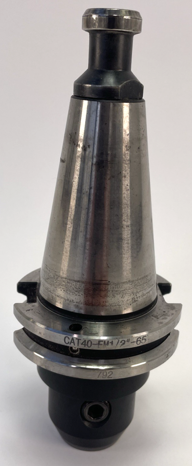 HPI America CAT40 HEM 1/2" - 65 CNC Collet Chuck Tool Holder + USST Pull Stud