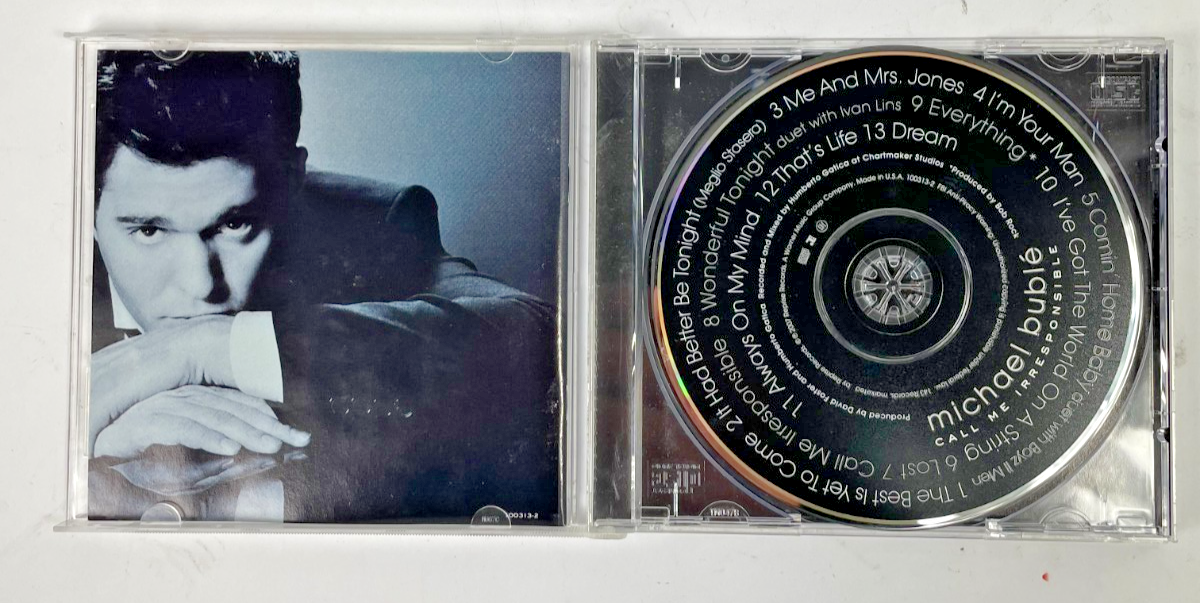 Michael Bublé Call Me Irresponsible Digital Audio CD Reprise Records 2007