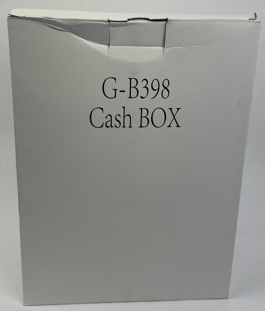 NIB Buy a Safe B398 Aluminum Cashier Box Lockable Cash Drawer NIB w/ Keys 2600