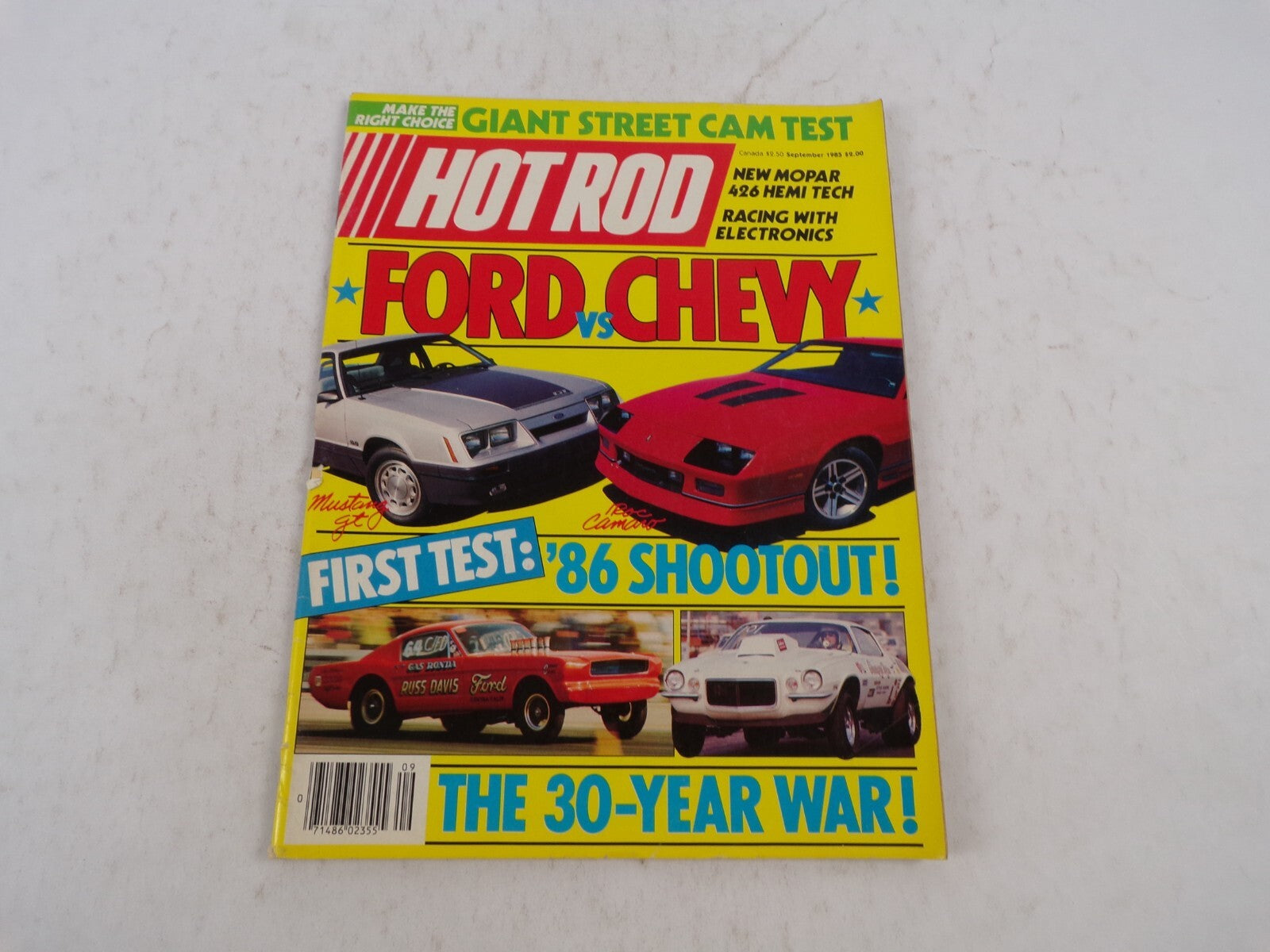 June 1991 Hot Rodding Magazine Ford Vs Chevy Furst Test: '86 Shootout! The 30-Y