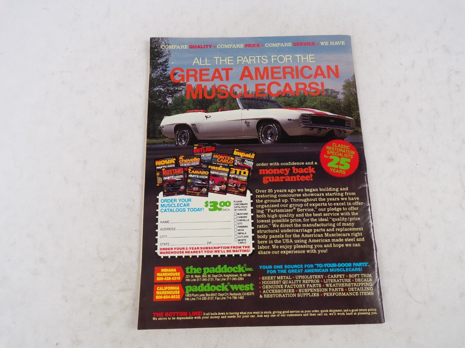 June 1991 Chevy High Performance Chevelle Special Big-Block Power Parts Buyer's