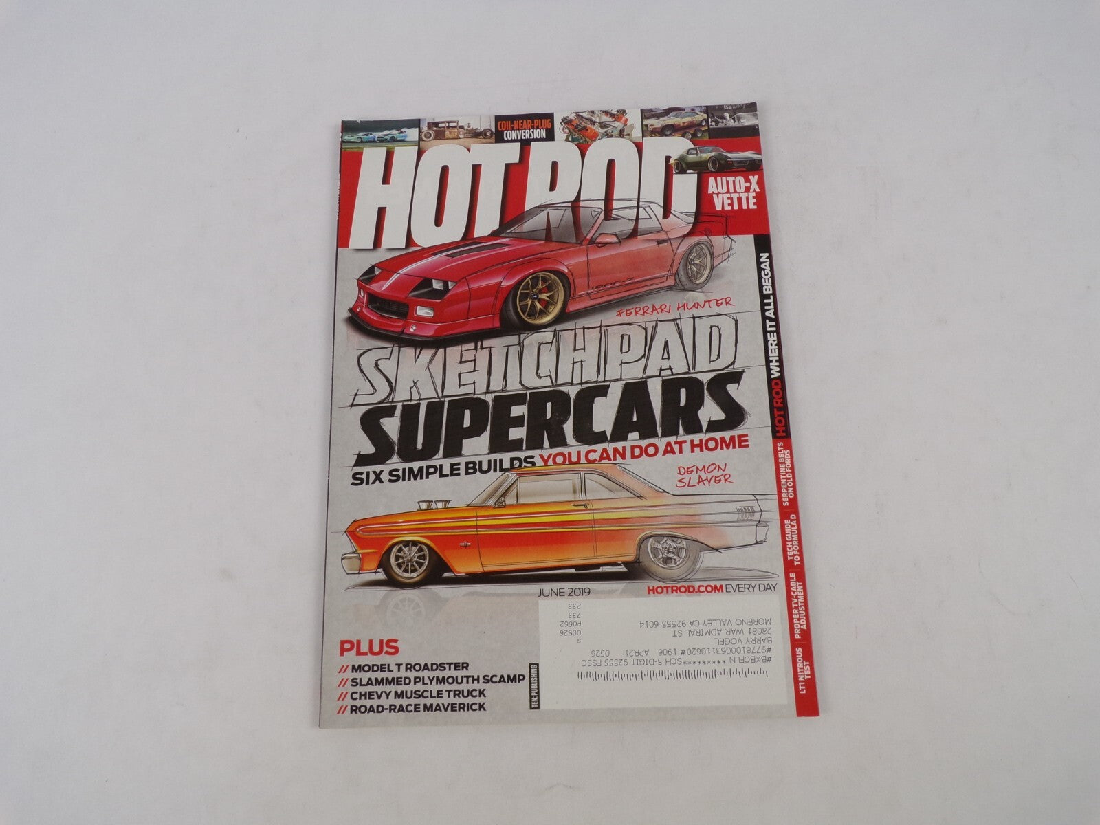 June 2019 Hot Rod Magazine Sketchpad Supercars Six Simple Builds You Can Do At H