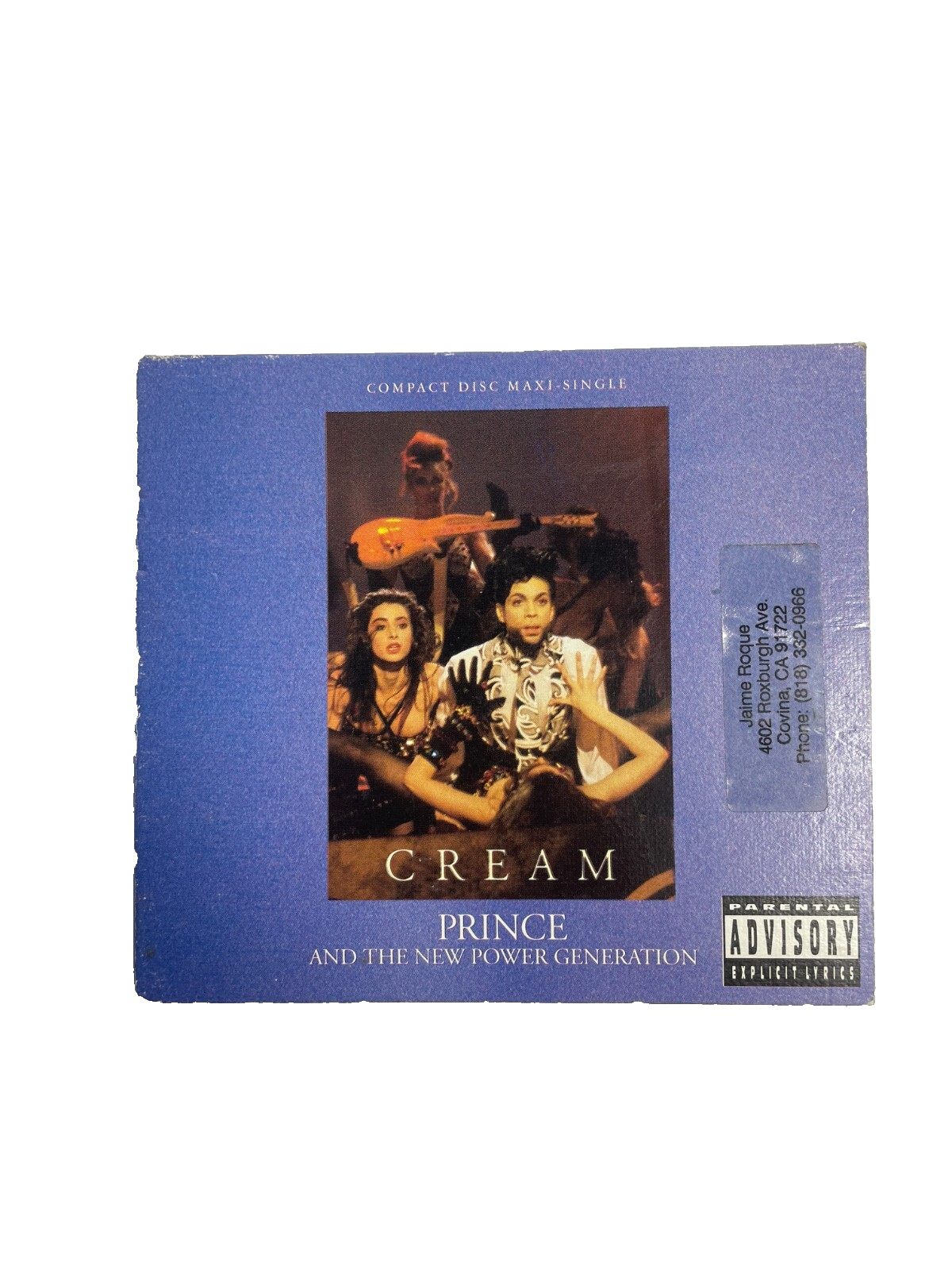 Cream Prince And The New Power Generation Compact Disc Maxi - Single CD#6