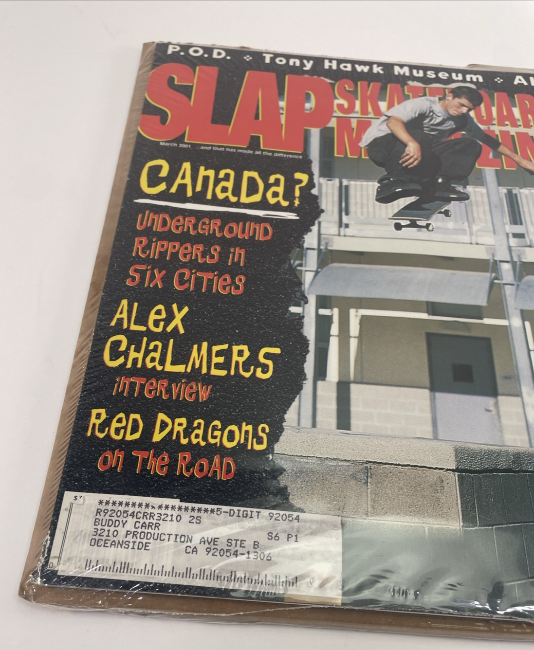 Slap Skateboard Magazine Mark Appleyard Cover March 2001 Rare Vintage Skate Mag