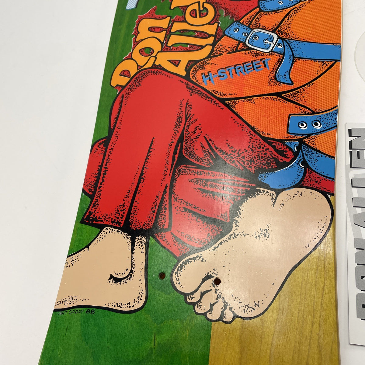 RON ALLEN "INSANE" RE-Issue Deck H-Street Skateboards Watson Laminates 17 / 166