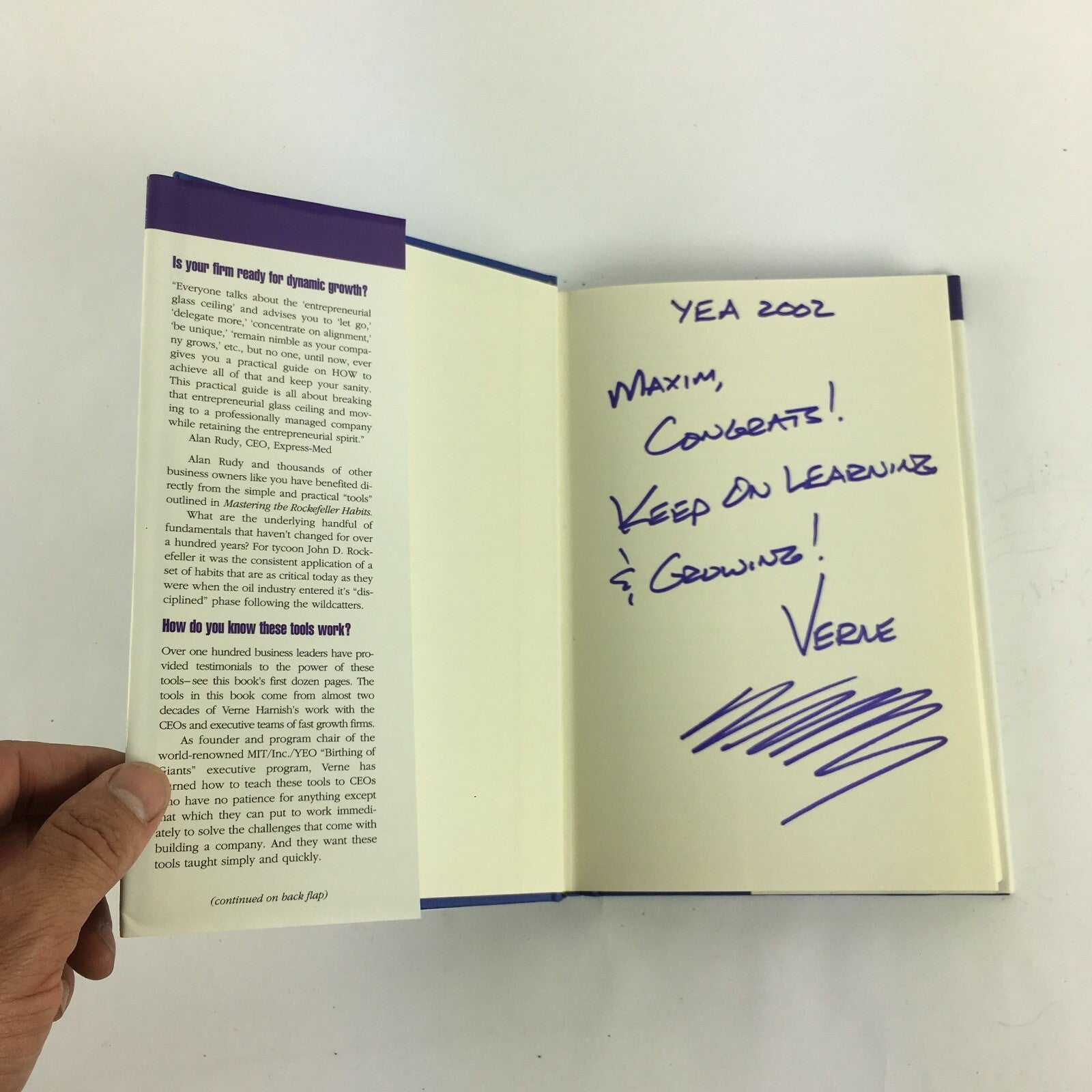 Mastering the Rockefeller Habits Verne Harnish Tom Peters