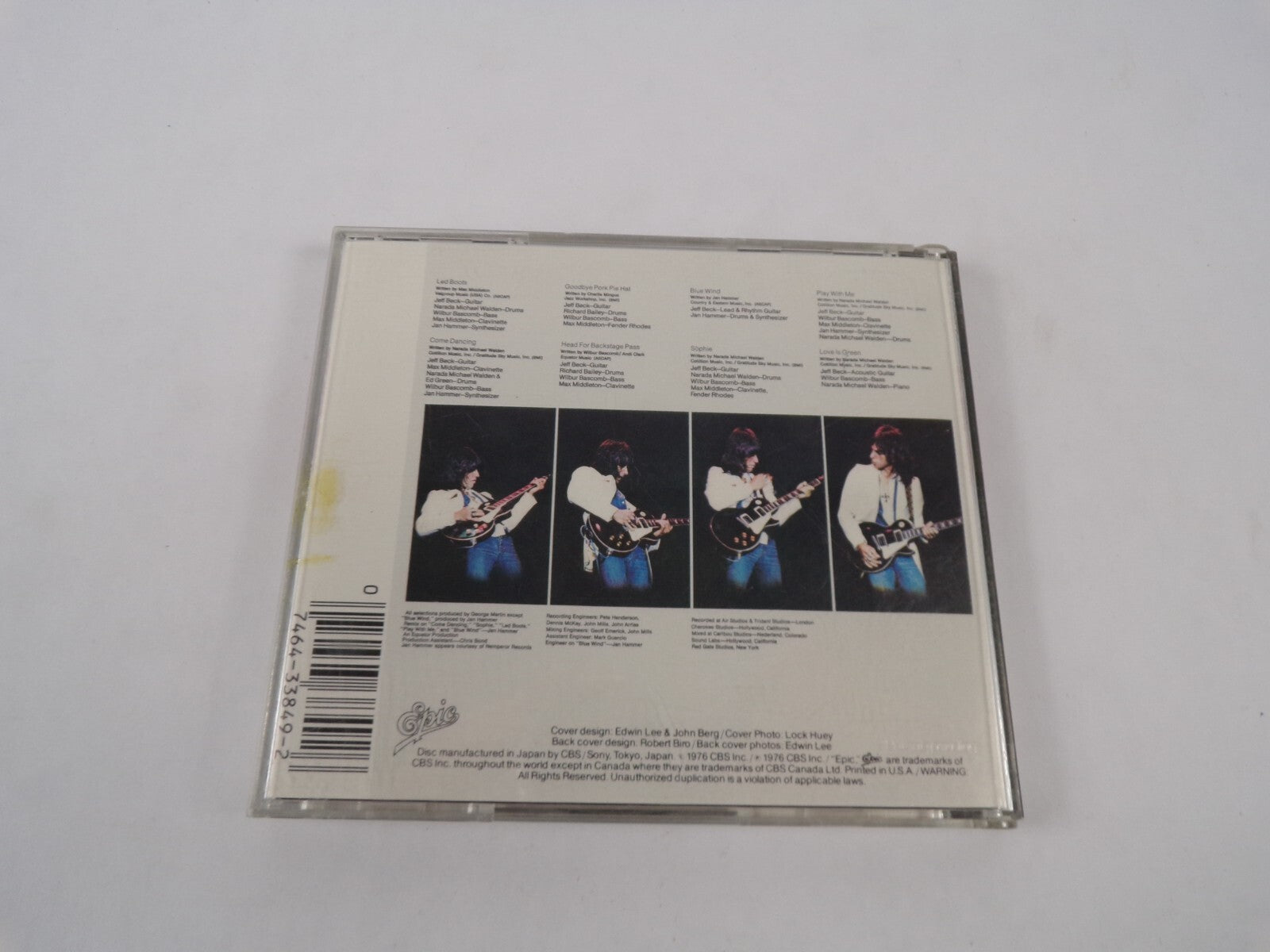 Jeff Beck Wired Led Books Come Dancing Goodbye Pork Pie Hat Head For Back CD#46