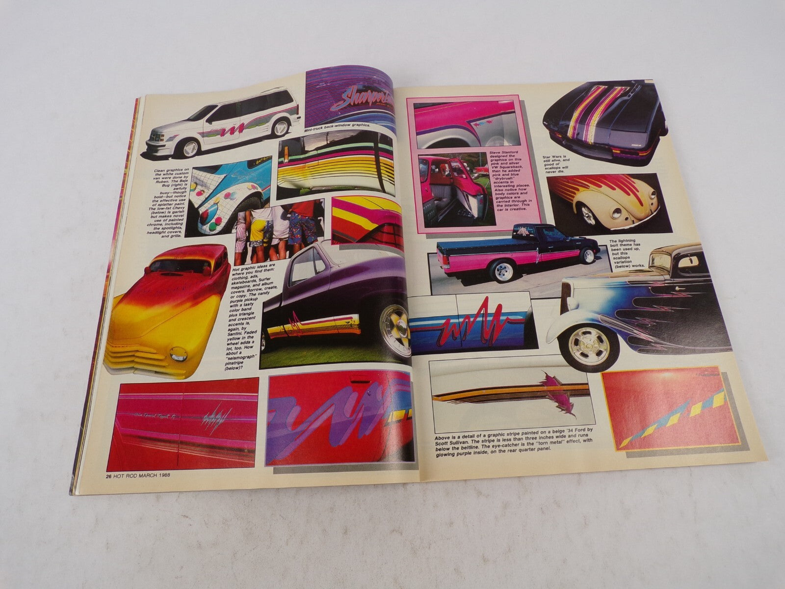 July 1988 Hot Rodding Magazine Graphic Attack What's New! Ford&Chevy HI-Perf