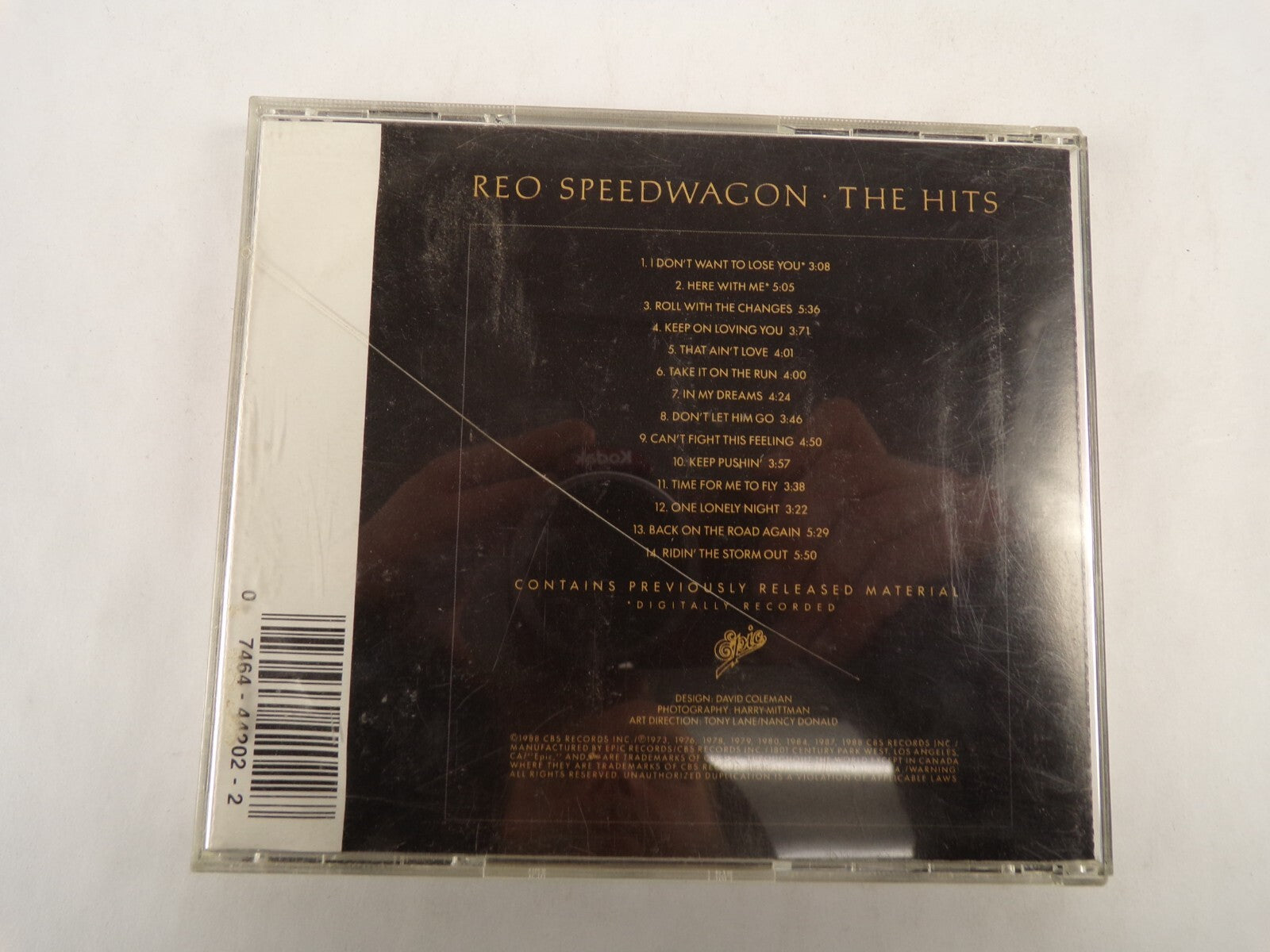Reo Speedwagon The Hits I Dont Want To Lose You Here With Me Roll With The CD#54