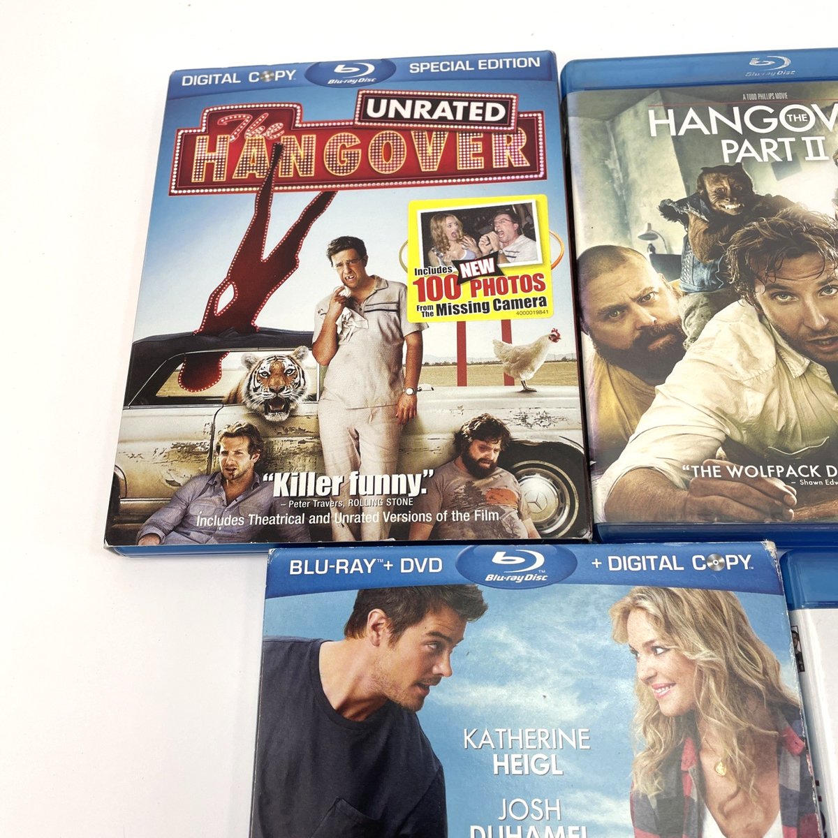 7 x Comedy Blu Ray Lot Hangover, I Love You Man, TED,  Miami Rhapsody, LAWKI