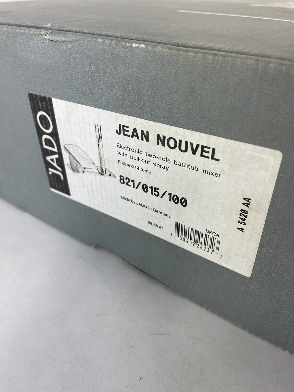 Jado Jean Nouvel Electronic Two Hole Bathtub Mixer wPull-out spray 821/015/100