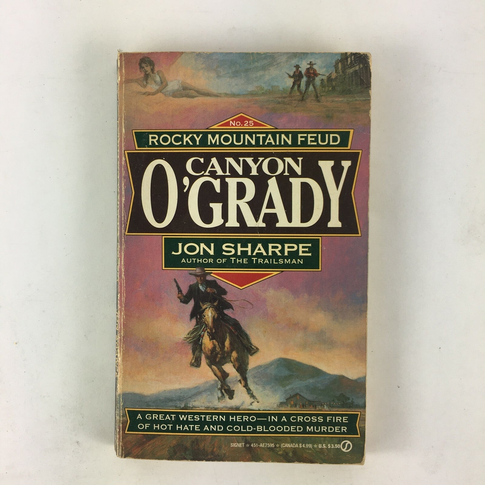 Rocky Mountain Feud Canyon O'Grandy Jon Sharpe Author of the Trailsman