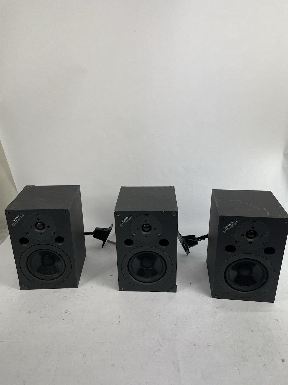 Lot of 3:  Alesis Point Seven Shielded Reference Monitor Speakers 4 Ohms 100W