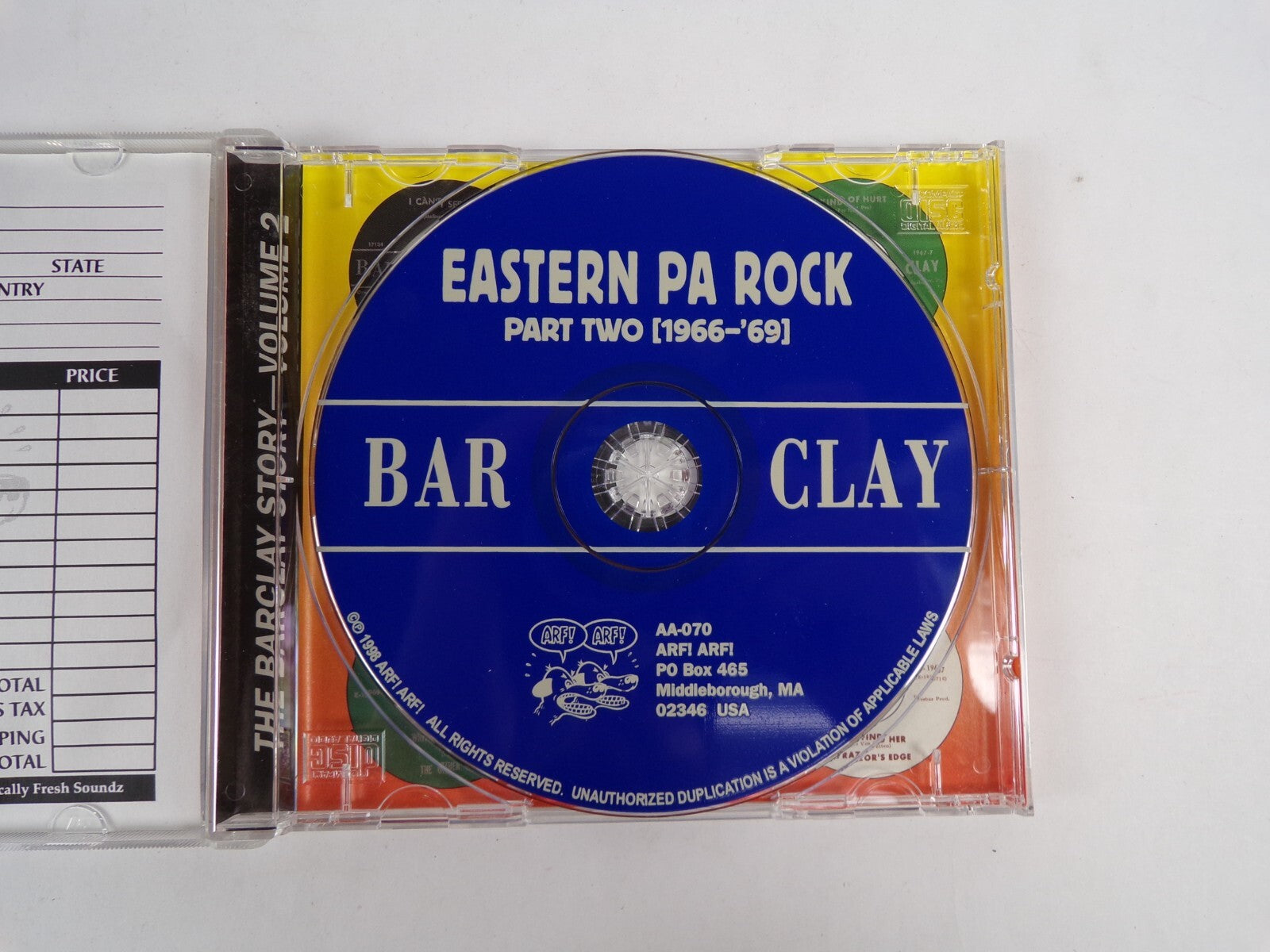 The Barclay Eastern Pa Rock 1966-1969 CD #12