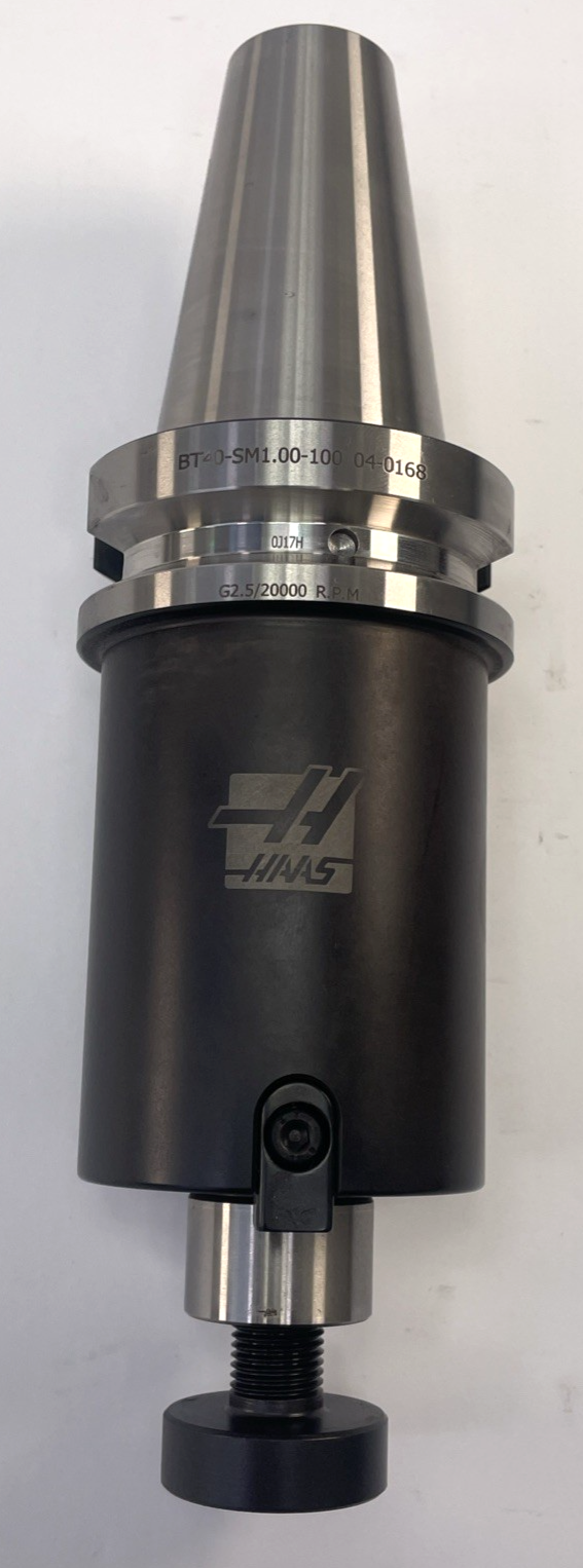 Haas BT40-SM1.00-100 Shell Mill Holder 20K RPM CNC Tooling 04-0168G2.5