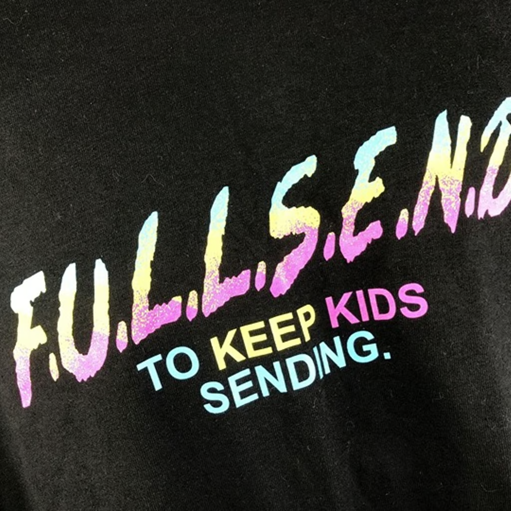 Full Send D.A.R.E. Parody Tee Mens 3XL T Keep Kids Sending T-Shirt Nelk Boys XXX