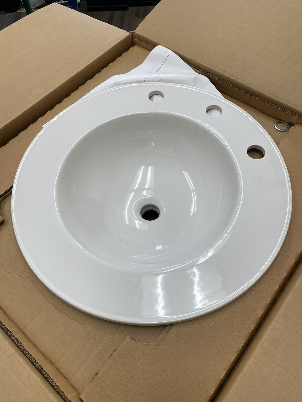 Kohler Camber K-2282-10-0 Lavatory Drop-in bathroom round basin sink