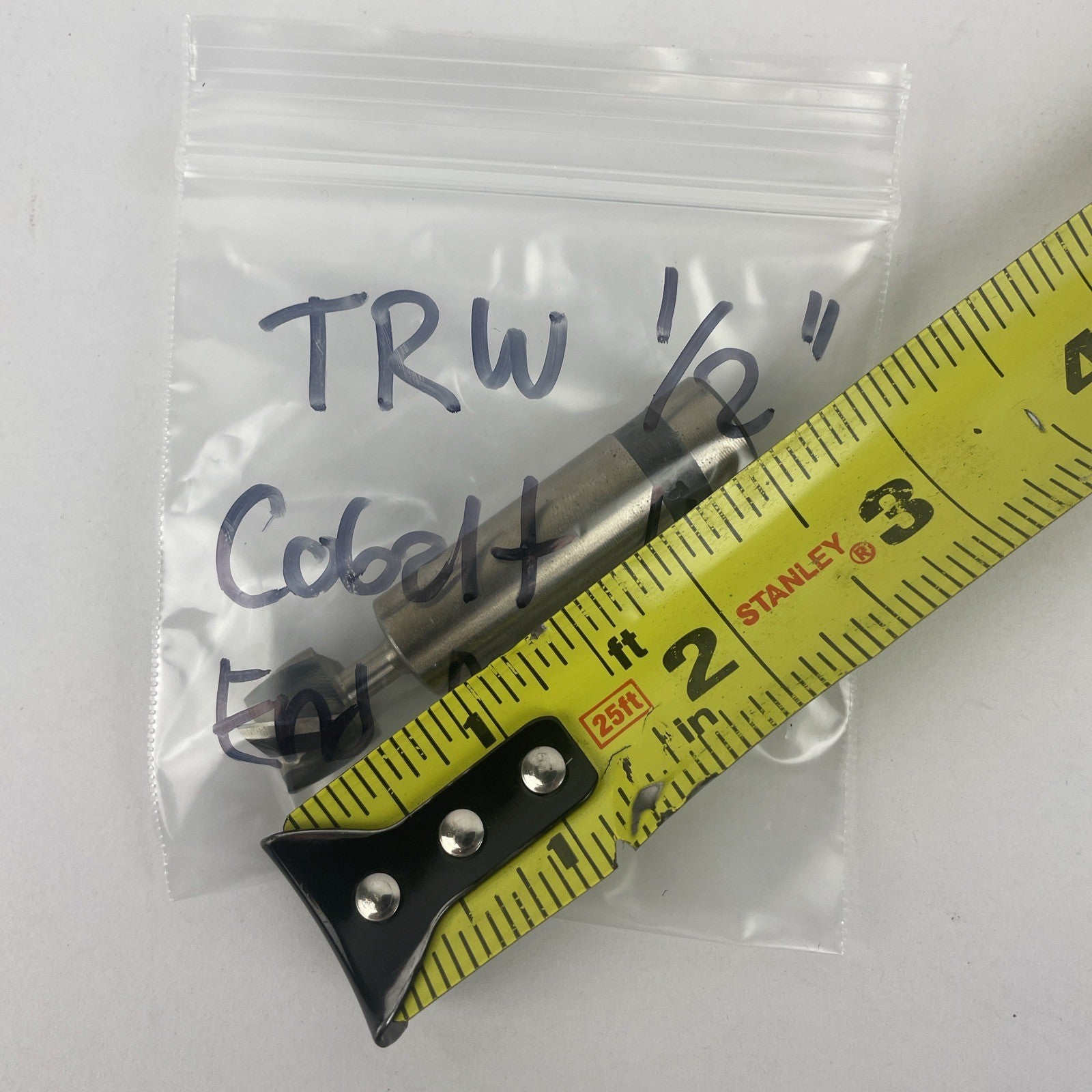 TRW 1/2" Cobalt USA End Mill Flute Center Cutting 1-3/4 Shank USA