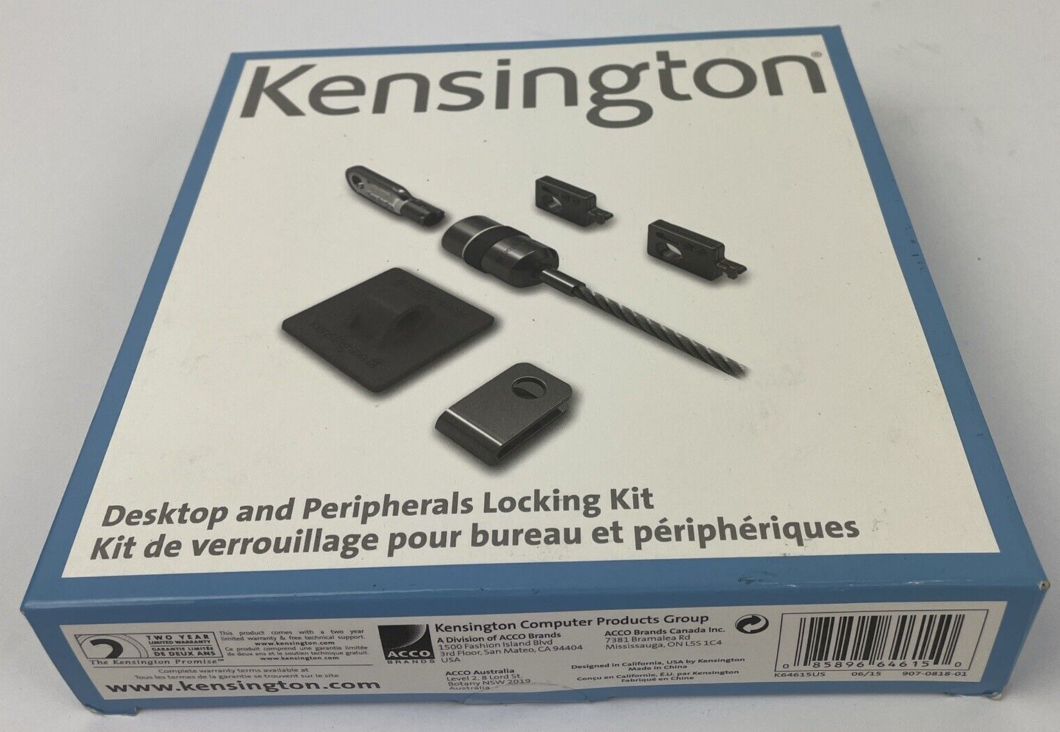 New Kensington K64615US Desktop Computer and Peripherals Locking Kit - LOOK