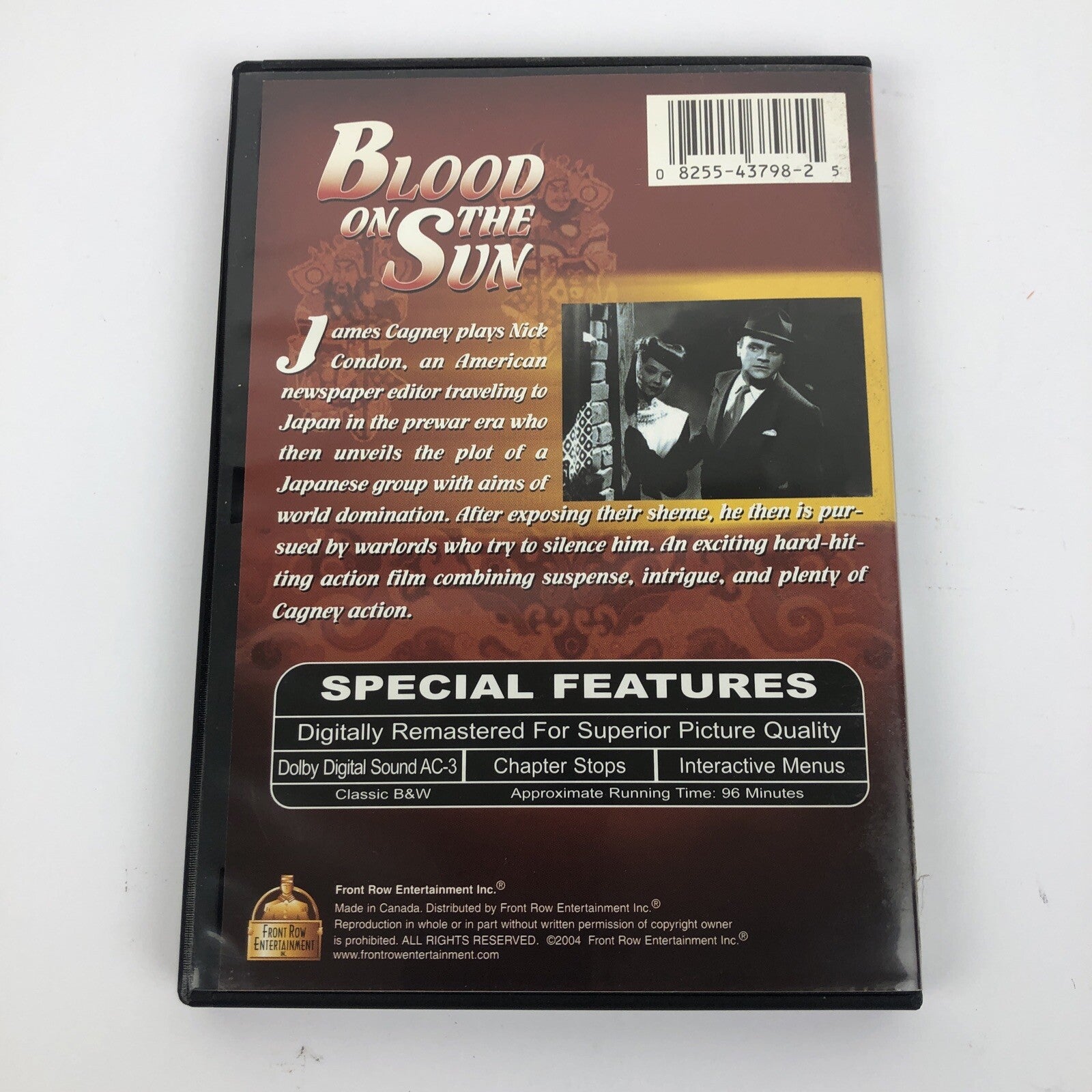 Blood On The Sun (DVD) James Cagney Sylvia Sidney Black & White 96min VGC