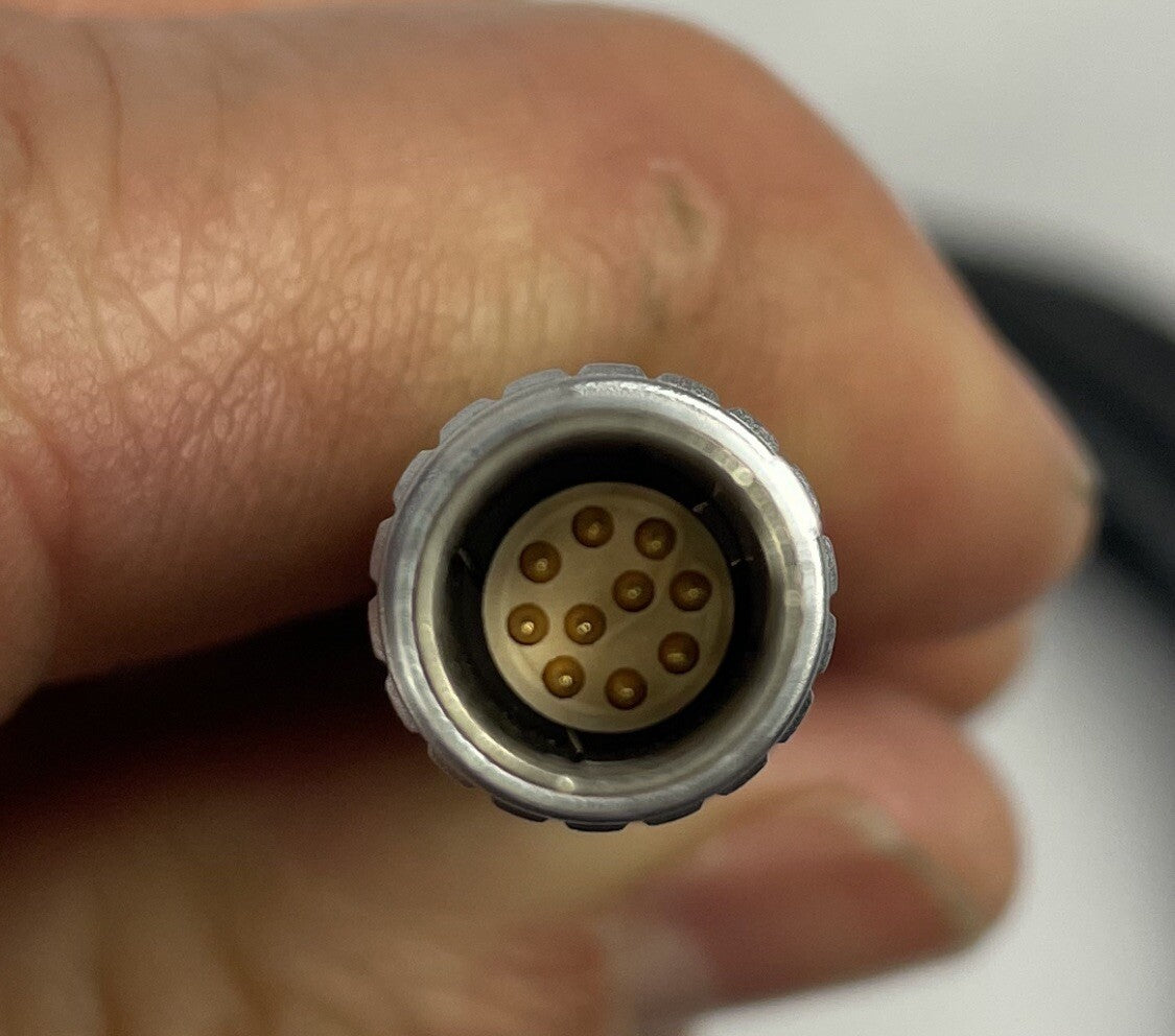 Lemo 10 pin FGG1B FGG.1B FGG Male to Male AWM20963  Multiconductor Cable 32' ft
