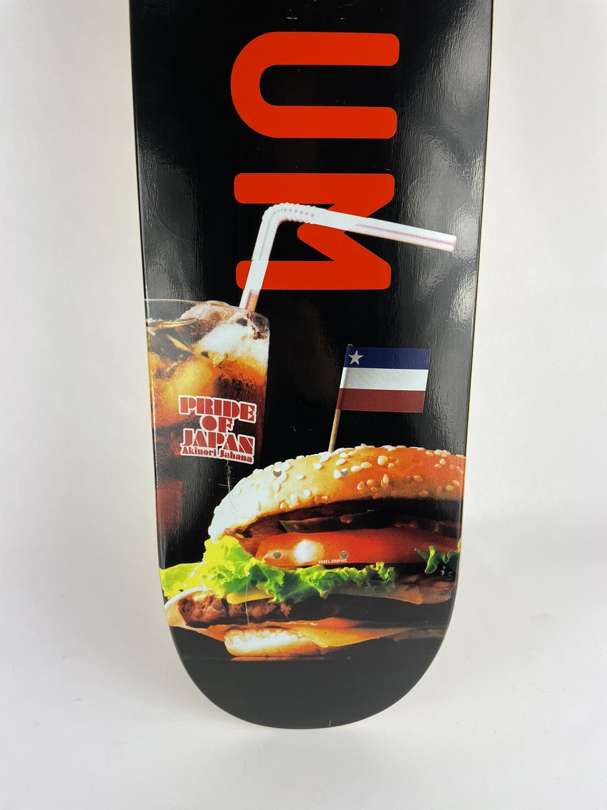 Premium Skateboards Pride of Japan Hamburger 7.75 x 31-inch hard rock maple skateboard deck C1.