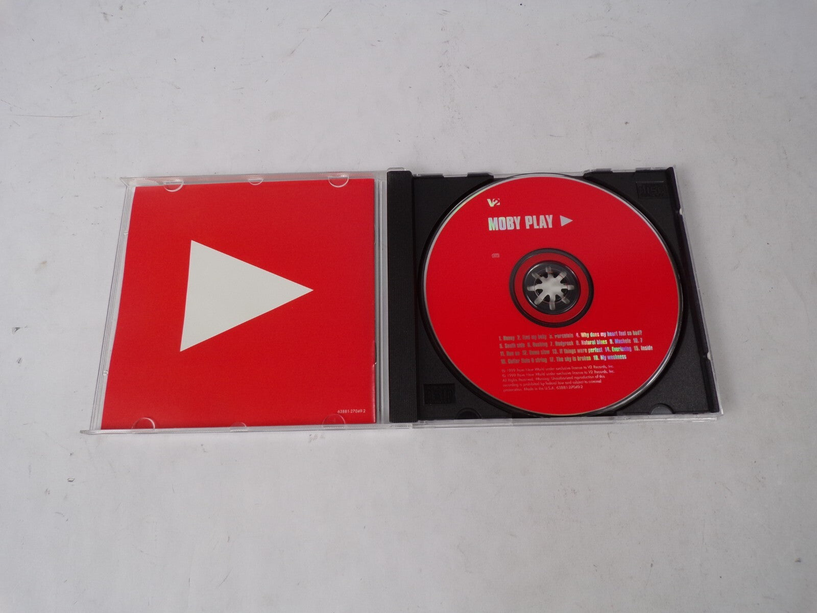 Moby Play Honey Find My Baby Porcelain Why Does My Heart Feel So Bad? SouthCD#41