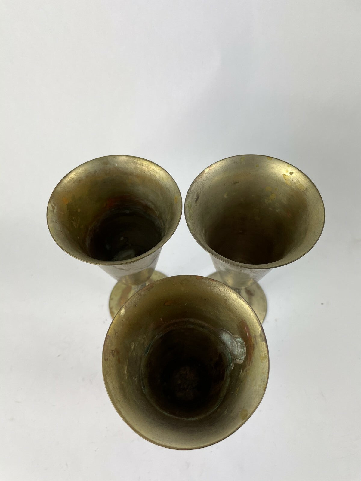 Metal Decotrative Crafted Cup Home Decor Lot of 3