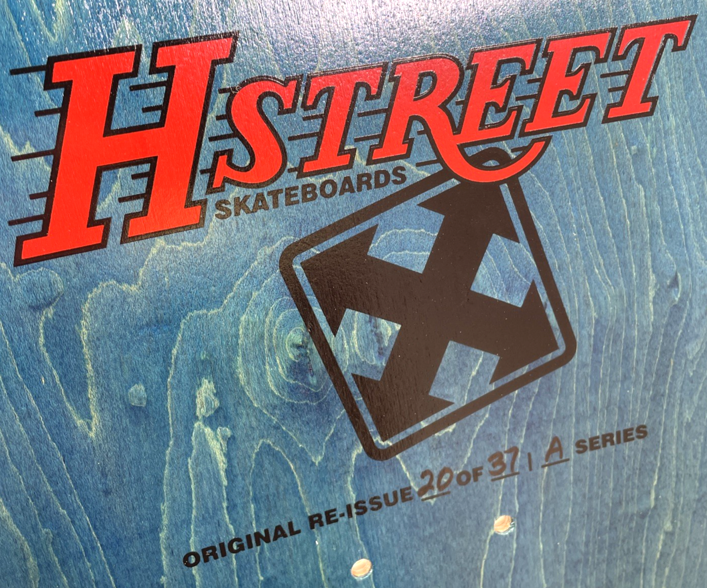 H-STREET SKATEBOARDS ART GODOY 1988 Sea Turtle SKATEBOARD DECK USA MADE A Series