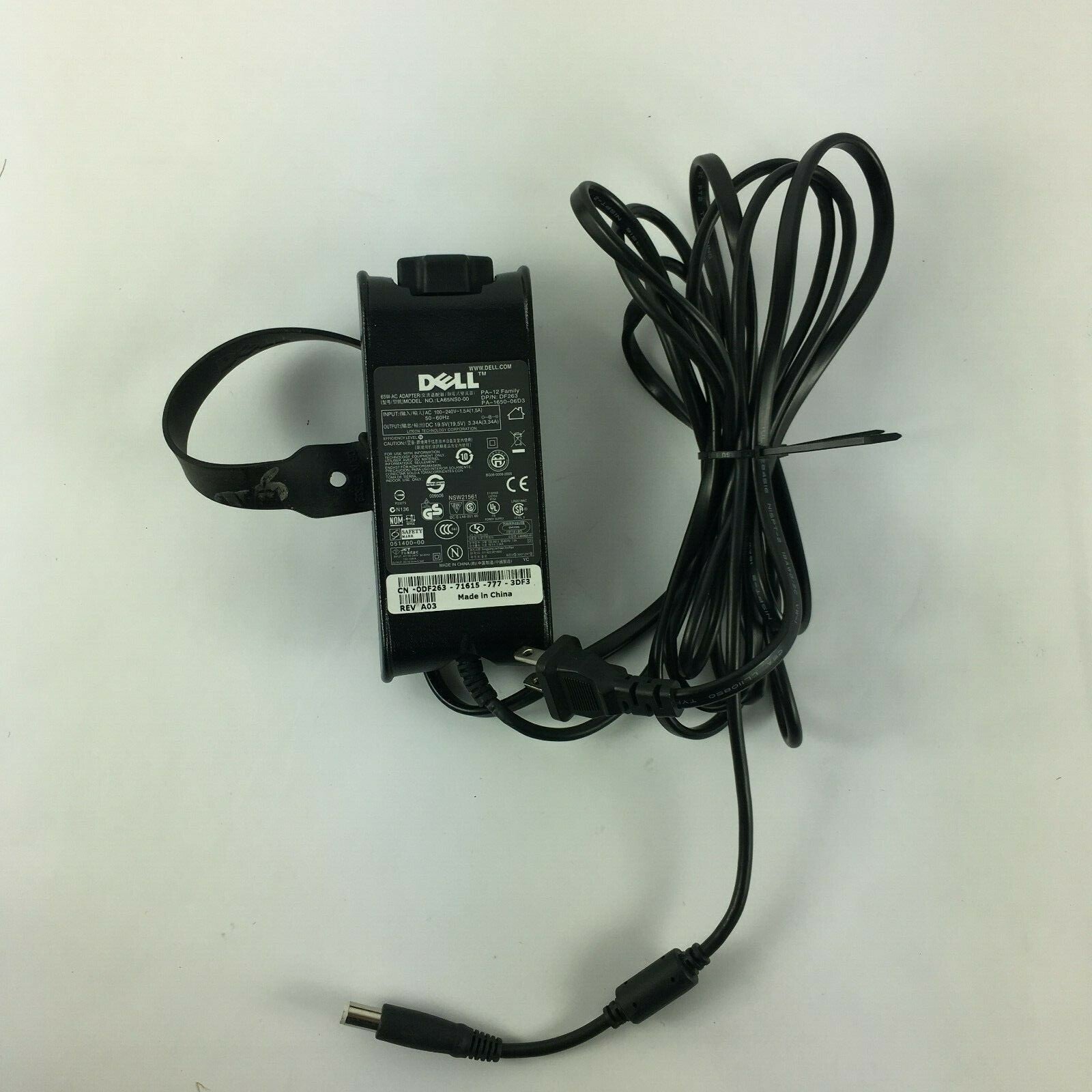 Genuine Dell LA65NS0-00 Output 19.5 V 3.34 A Power Supply Adapter A25