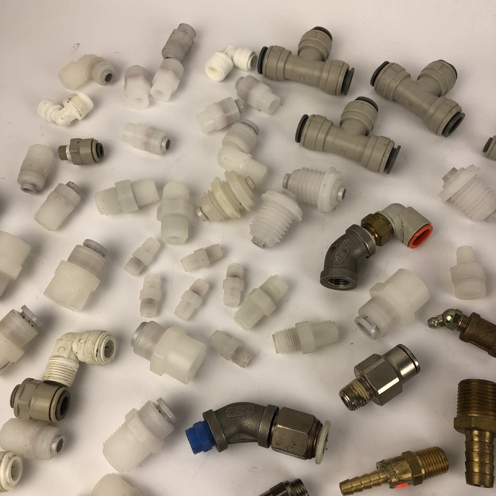 Huge LOT PARKER Rexroth PRESTOLOK and more Push to Connect Fittings new/used