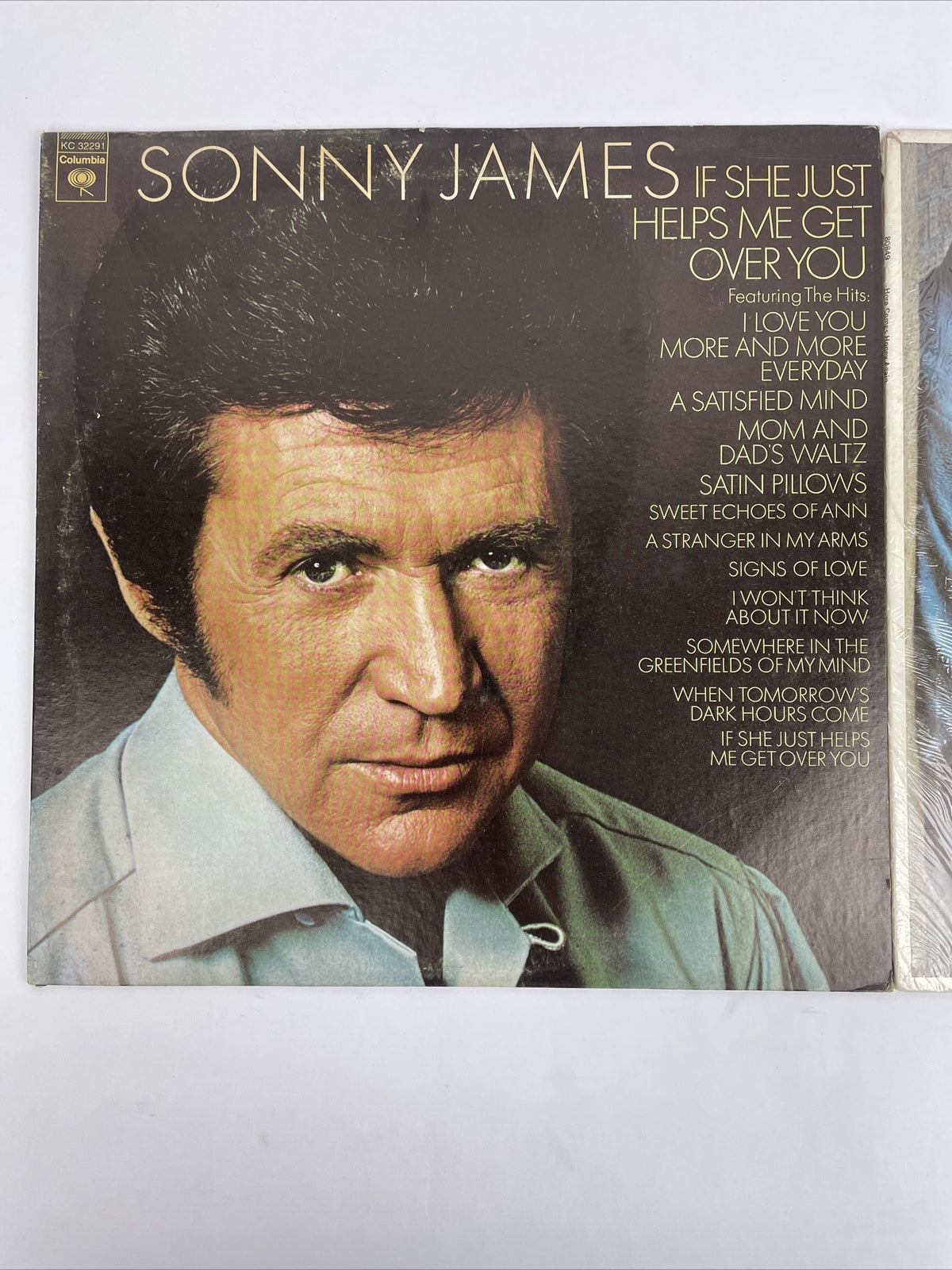 2 x Sonny James If She Just Helps Me Get Over You - Here Comes Honey LP's Vinyl