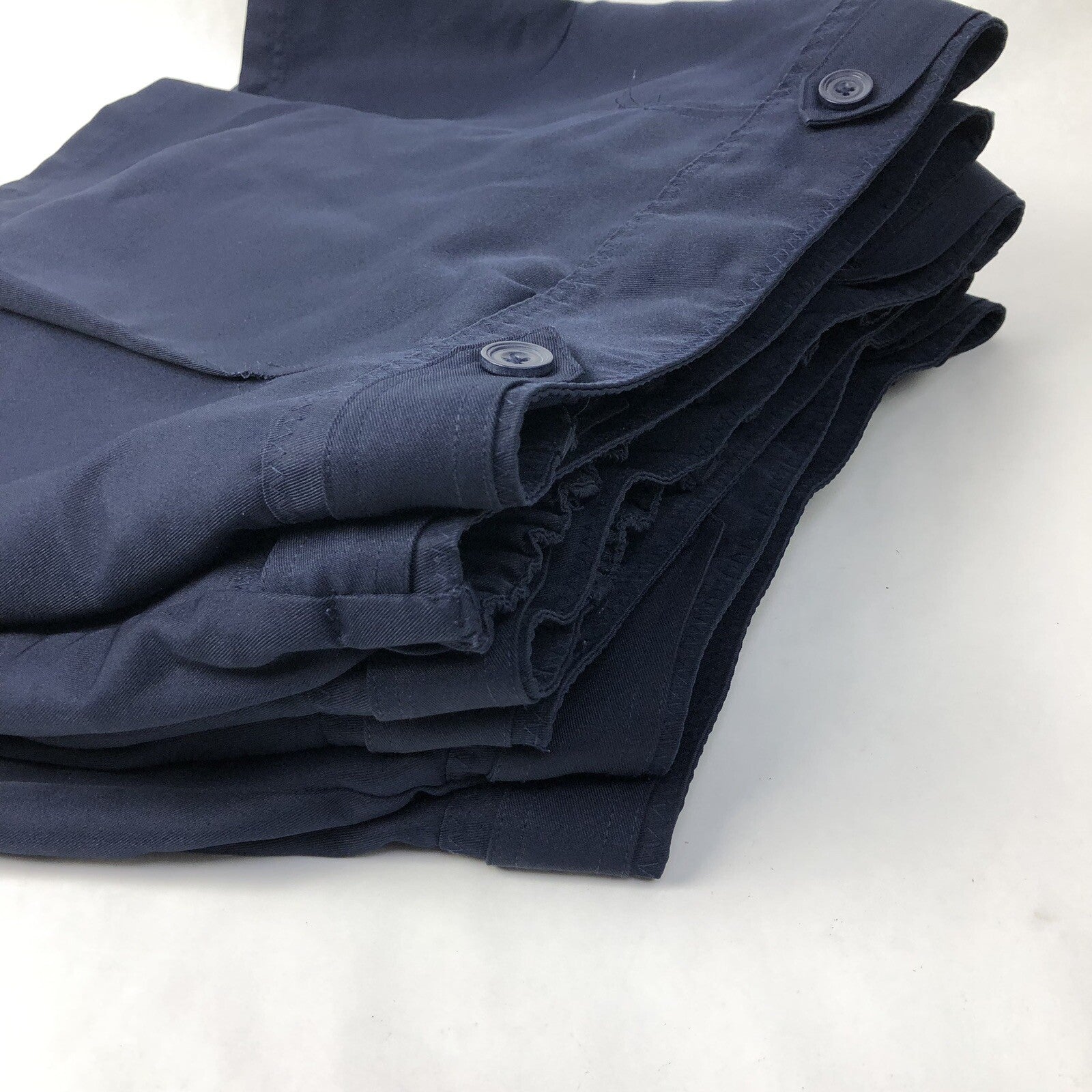 6 X GIRLS CHEROKEE SCHOOL UNIFORM / SKIRT / SKORT / SIZE XL- NAVY BLUE