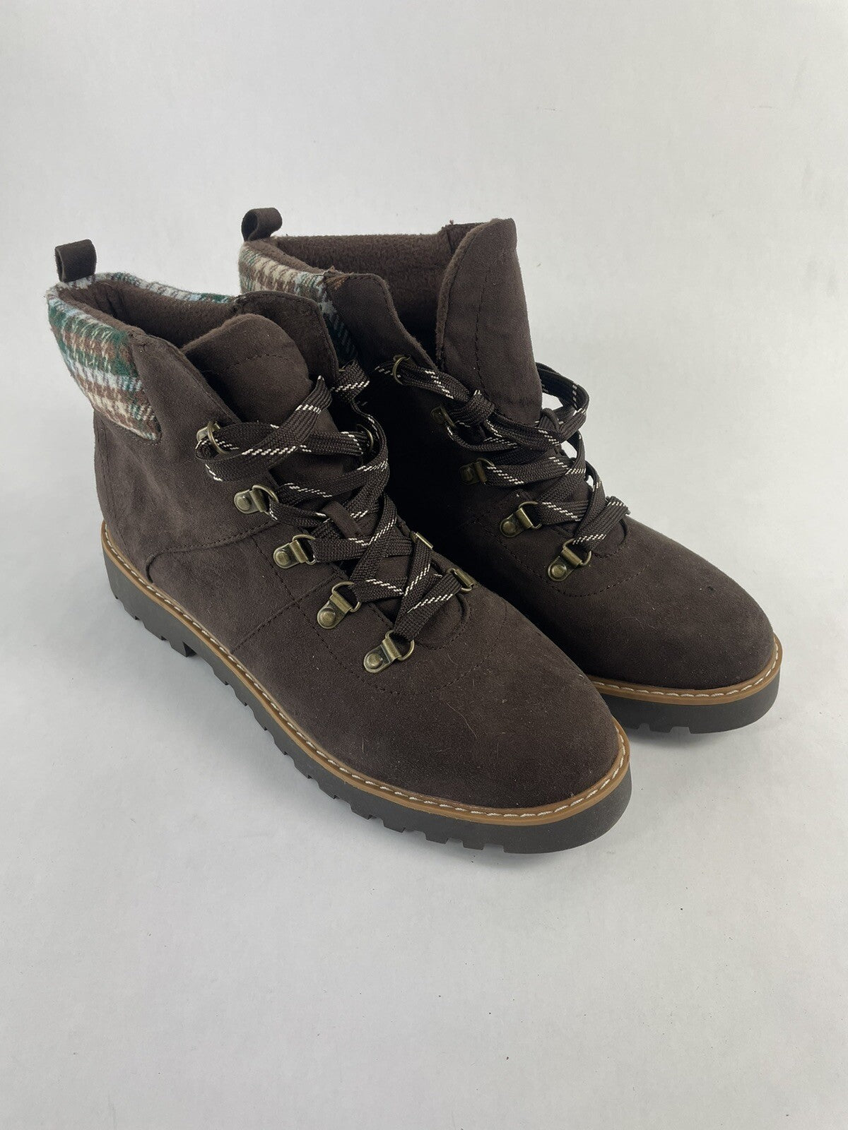 Sonoma Ankle Boots Lace up Brown 11 Women’s NWOB Winter/Fall Boots #73277