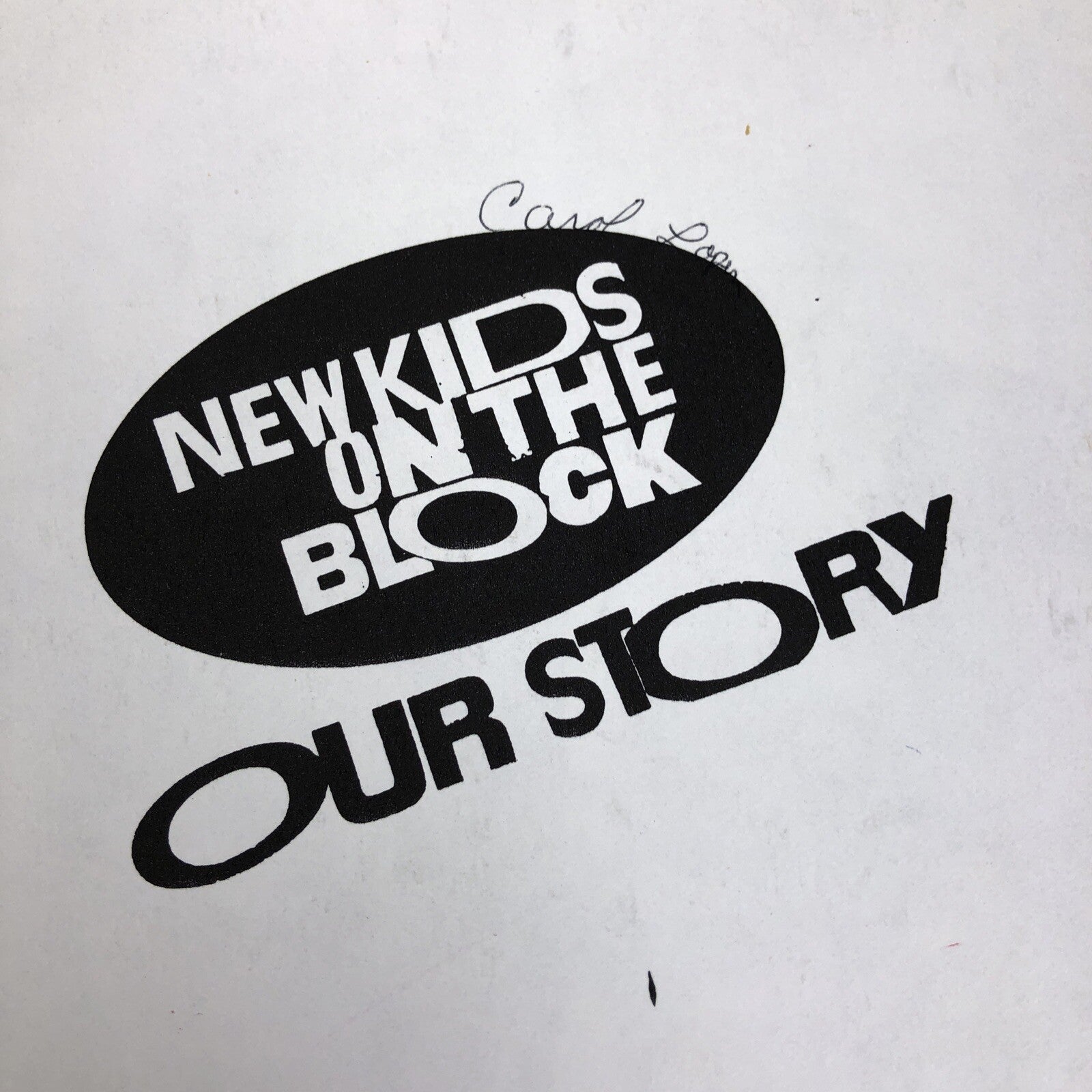 NEW KIDS ON THE BLOCK BOOK OUR STORY VINTAGE 1990 COLLECTIBLE AUTOBIOGRAPHY LOOK