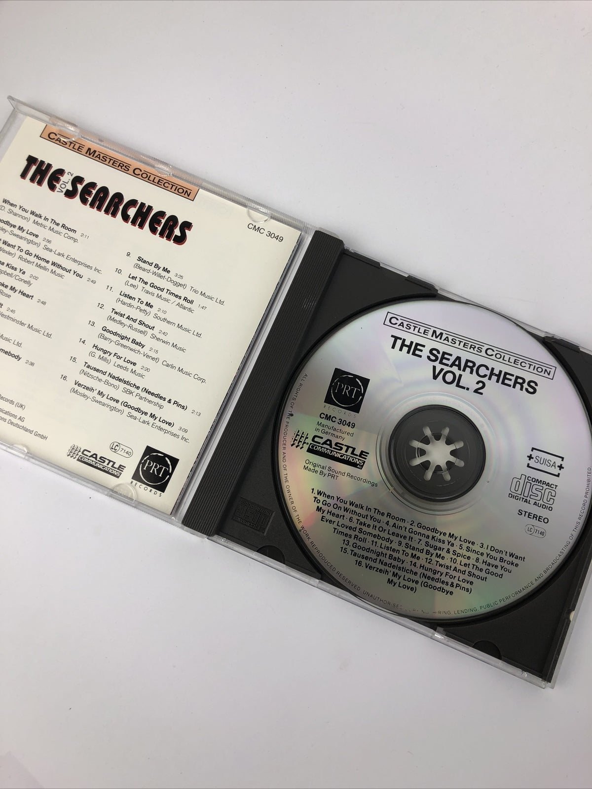 THE SEARCHERS - CASTLE MASTERS COLLECTION Vol. 2 German Import 16 Tracks - #33