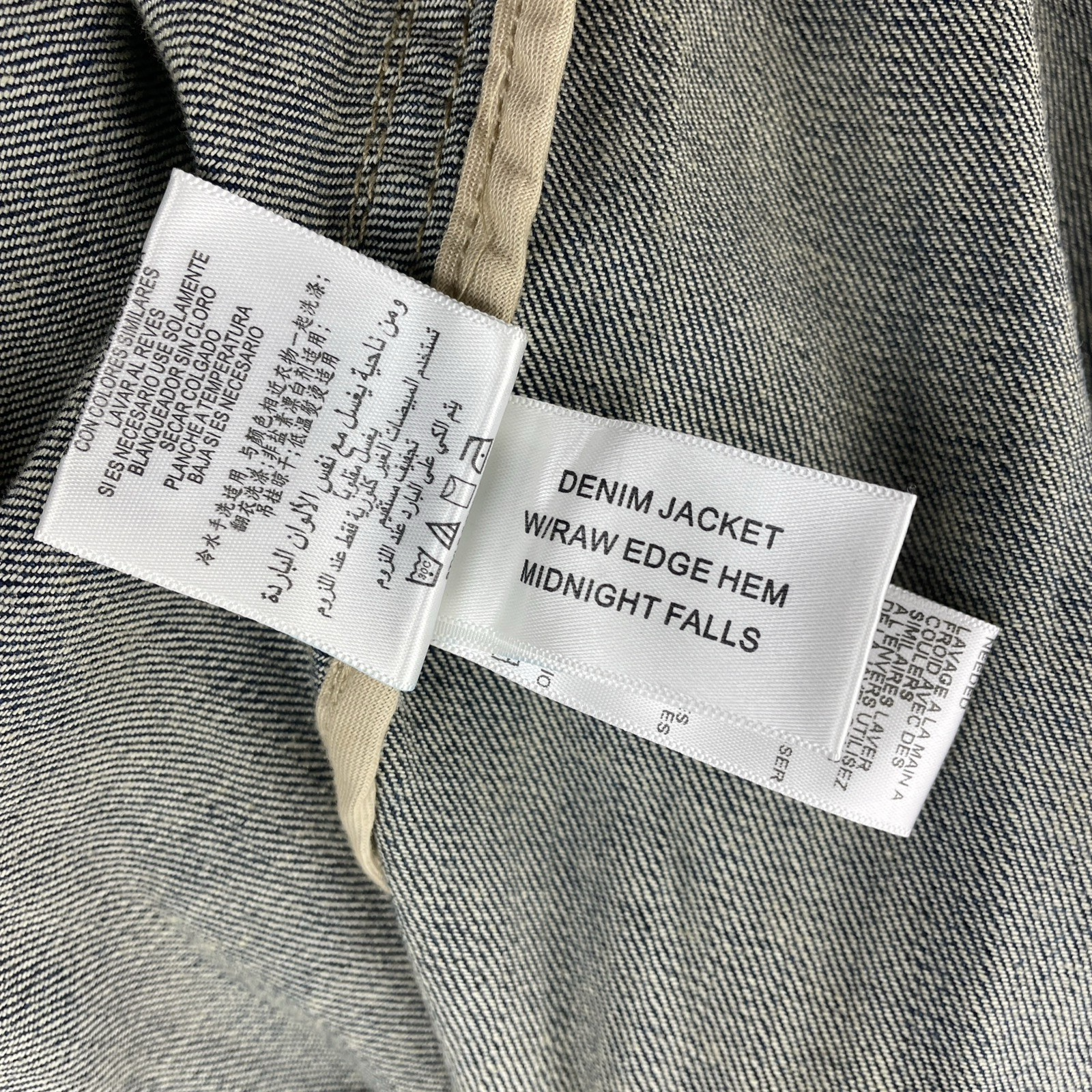 BCBGMAXAZRIA Women's Boe Denim Moto Jacket Faux Leather Dark Wash Size XXS NWT