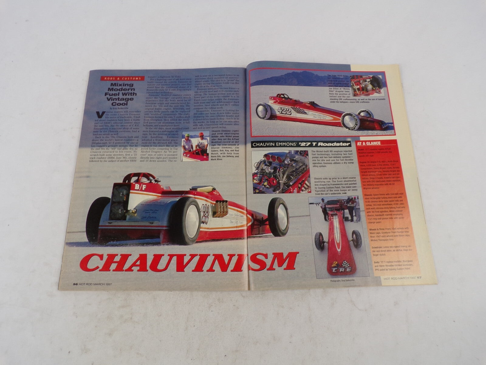 March 1997 Hot Rod Gigabucks Cars!!! Too Much Isn't Enough Inside Pro Street &