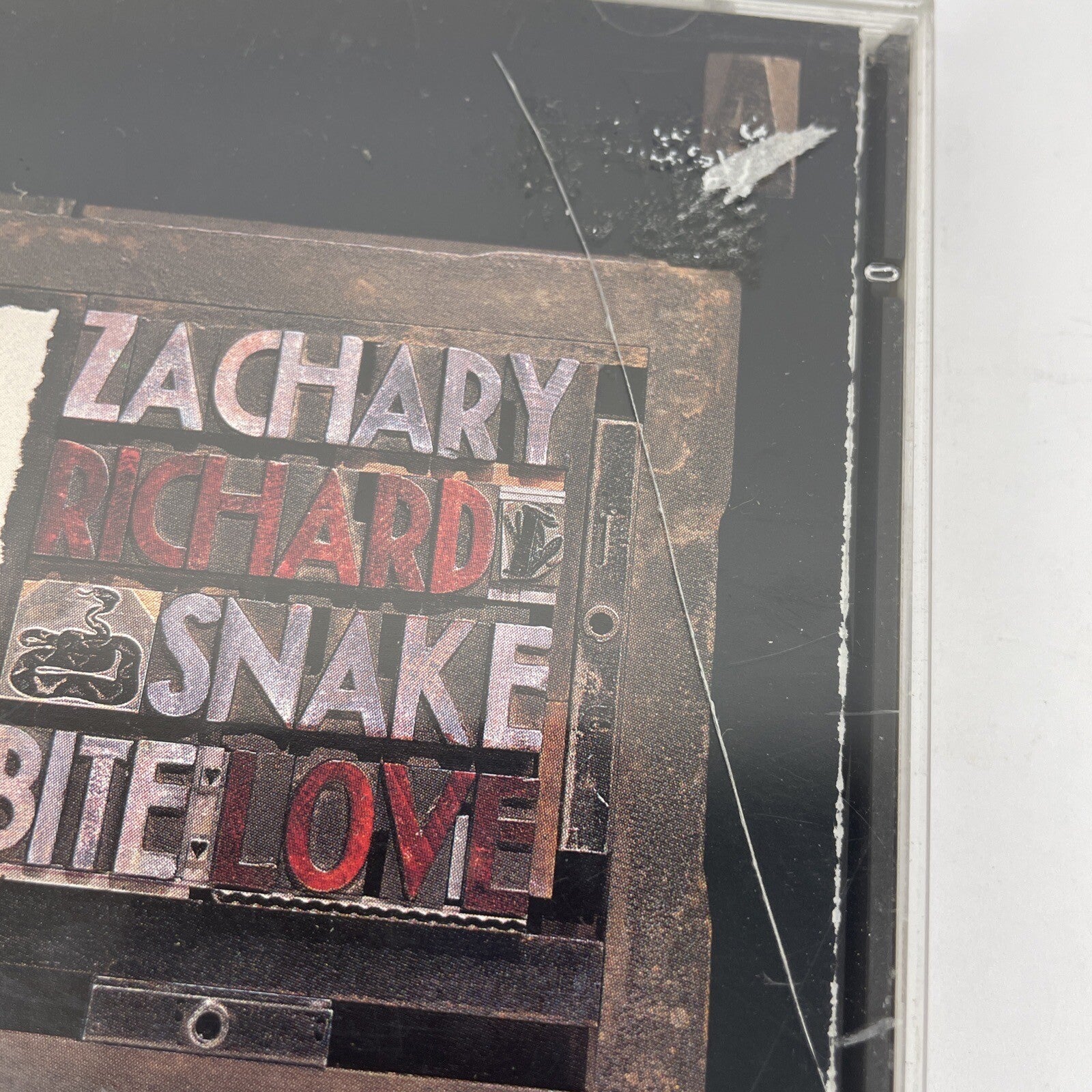 Zachary Richard – Snake Bite Love, Digital Audio CD - 1992 A&M Records - PQR