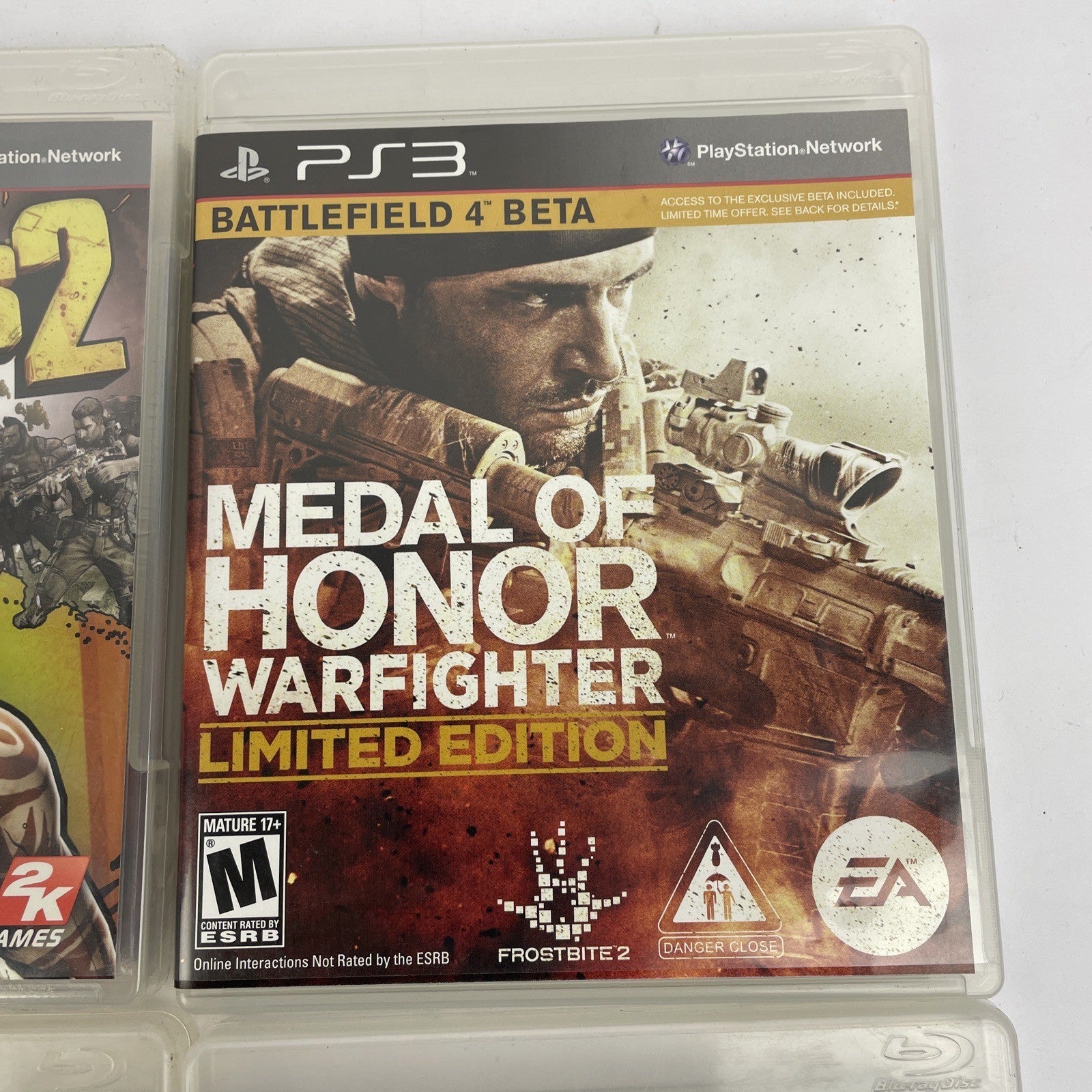 4 x PlayStation 3 PS3 Assassins Creed 4 Black Flag BORDERLANDS2 BATTLEFIELD4 MOH